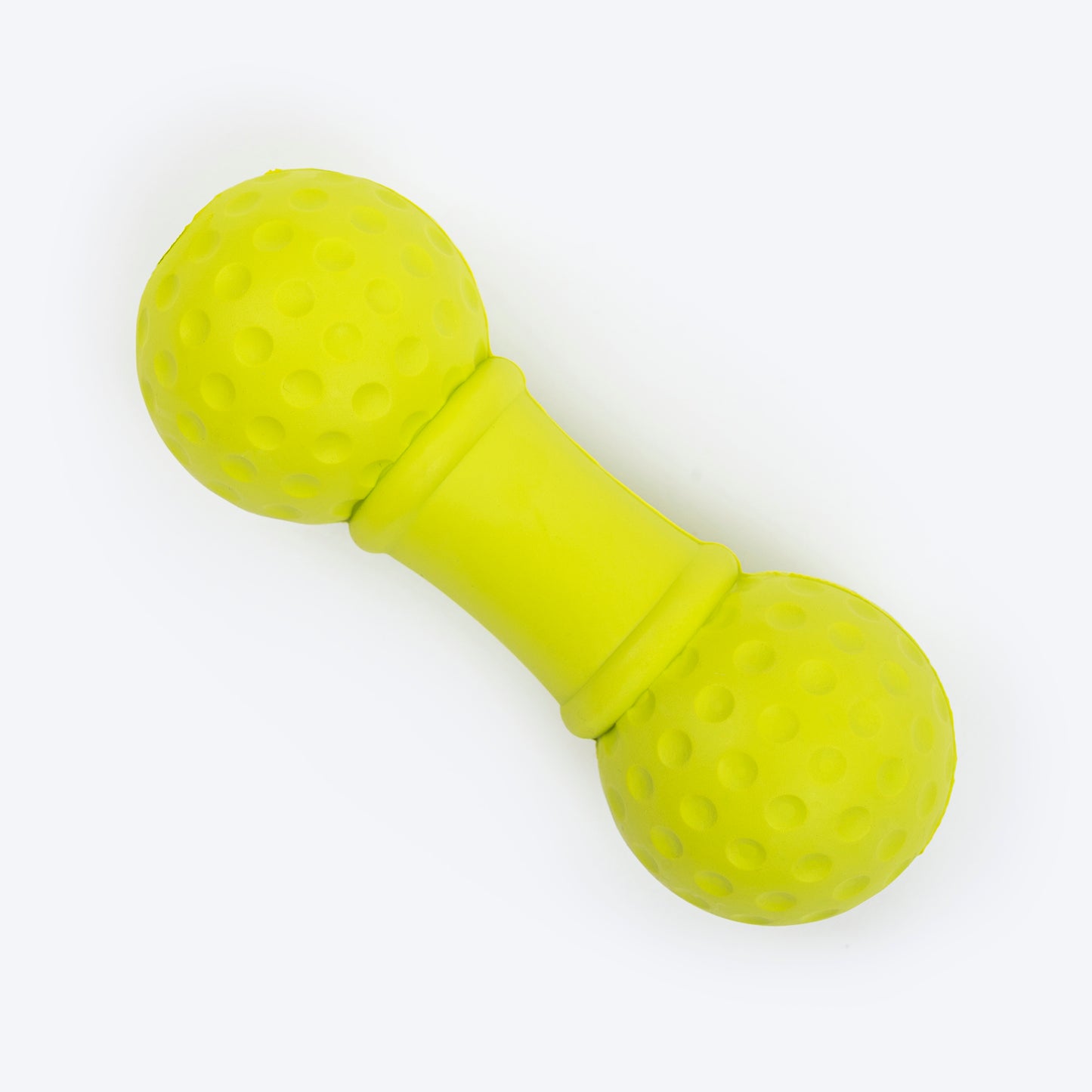 TLC Ball Dumbbell Squeaky Chew Toy For Dog - Green - Heads Up For Tails