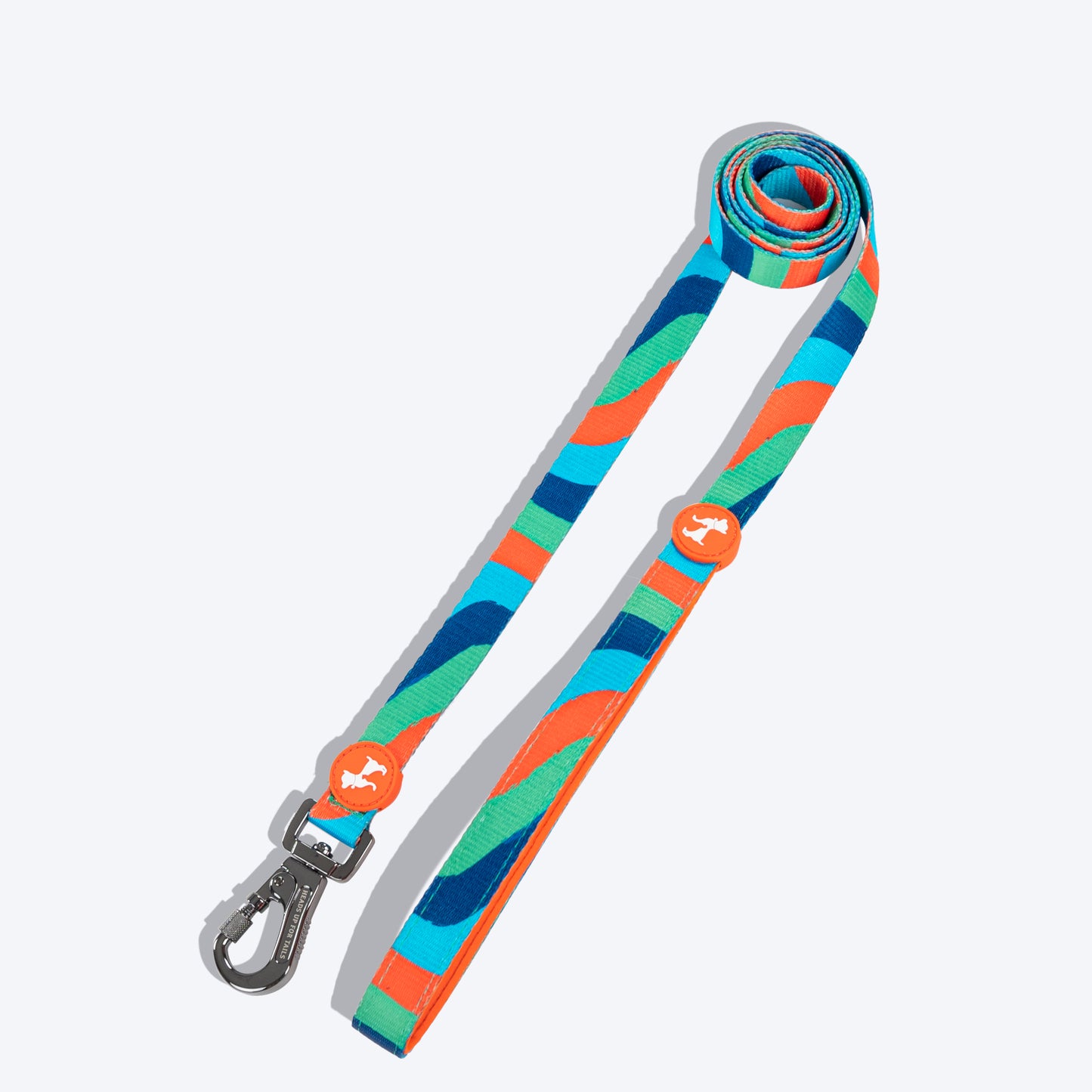 HUFT Wild Waves Printed Dog Leash - Heads Up For Tails
