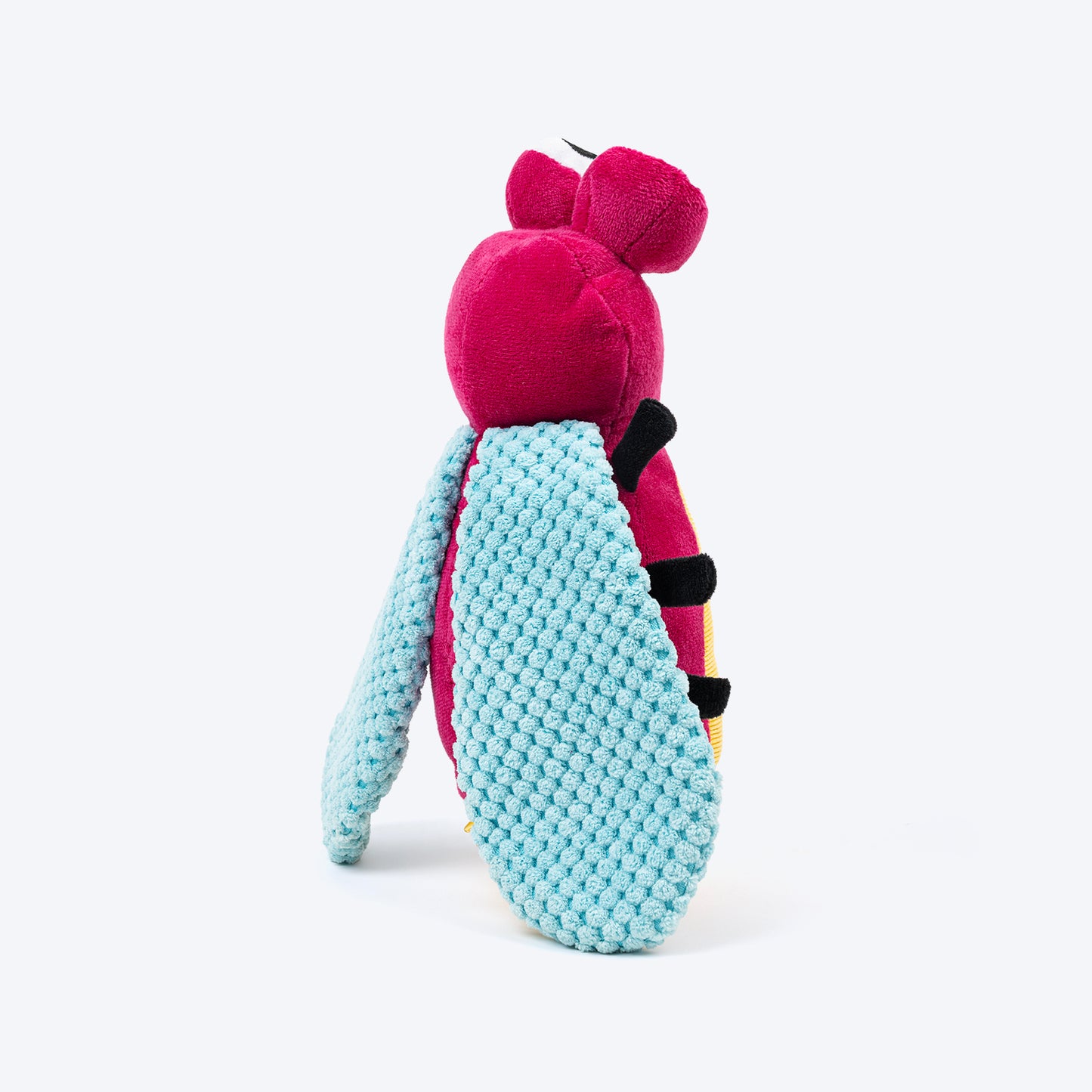 HUFT Buzzy Bug Plush Toy For Dog - Pink - Heads Up For Tails