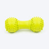 TLC Round Dumbbell Squeaky Chew Toy For Dog - Green - Heads Up For Tails