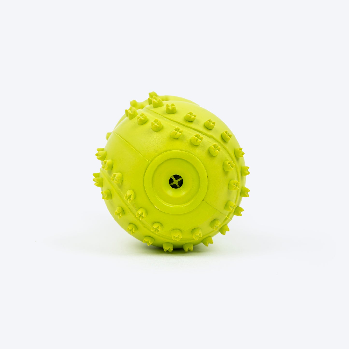 TLC Round Dumbbell Squeaky Chew Toy For Dog - Green - Heads Up For Tails