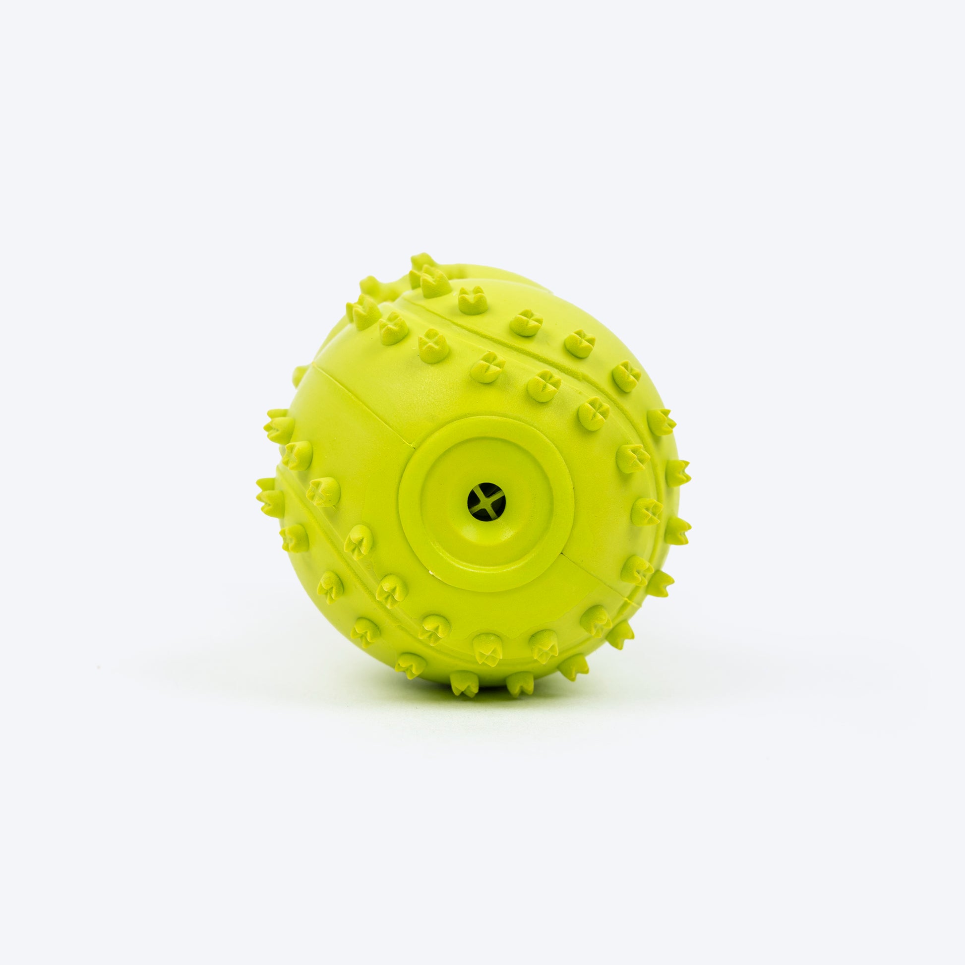 TLC Round Dumbbell Squeaky Chew Toy For Dog - Green - Heads Up For Tails