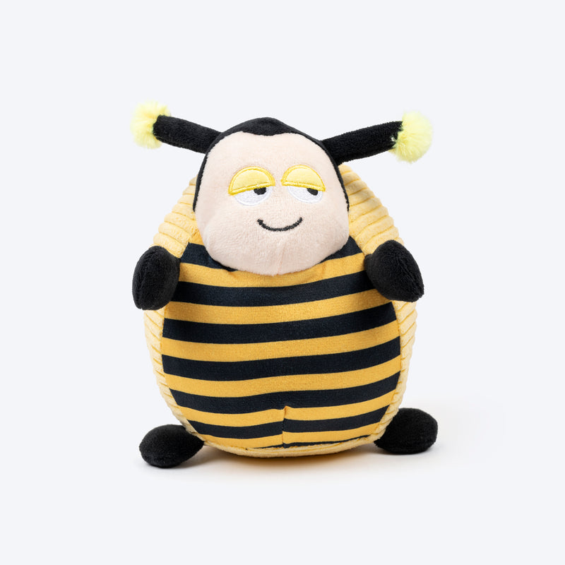 HUFT Bee-Ing Cheeky Plush Toy For Dog - Yellow & Black - Heads Up For Tails