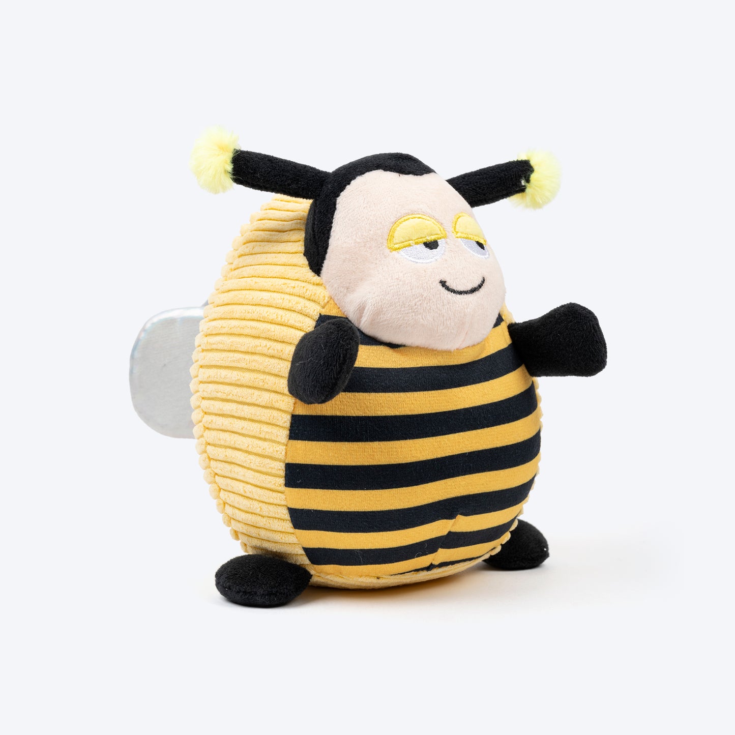 HUFT Bee-Ing Cheeky Plush Toy For Dog - Yellow & Black - Heads Up For Tails