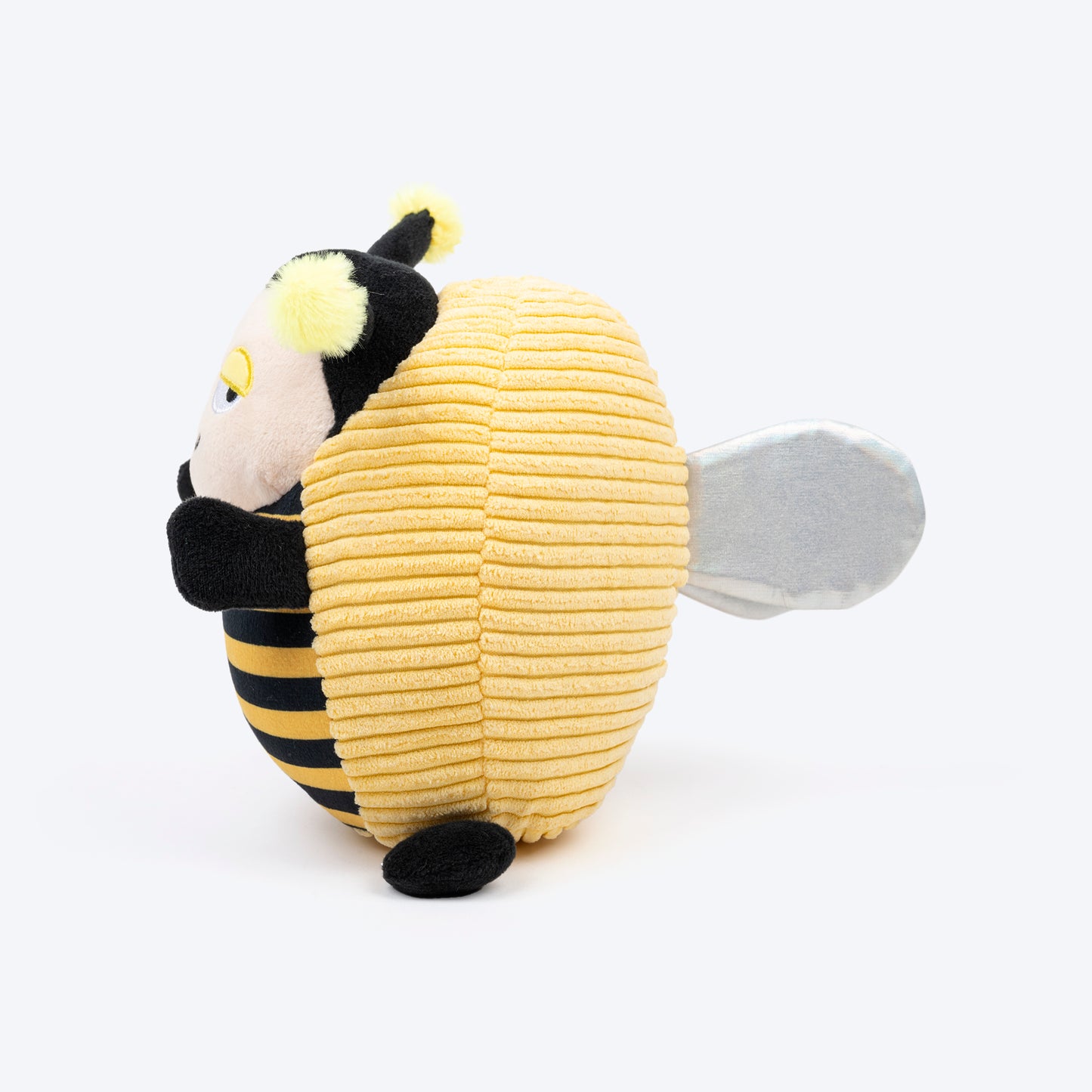 HUFT Bee-Ing Cheeky Plush Toy For Dog - Yellow & Black - Heads Up For Tails