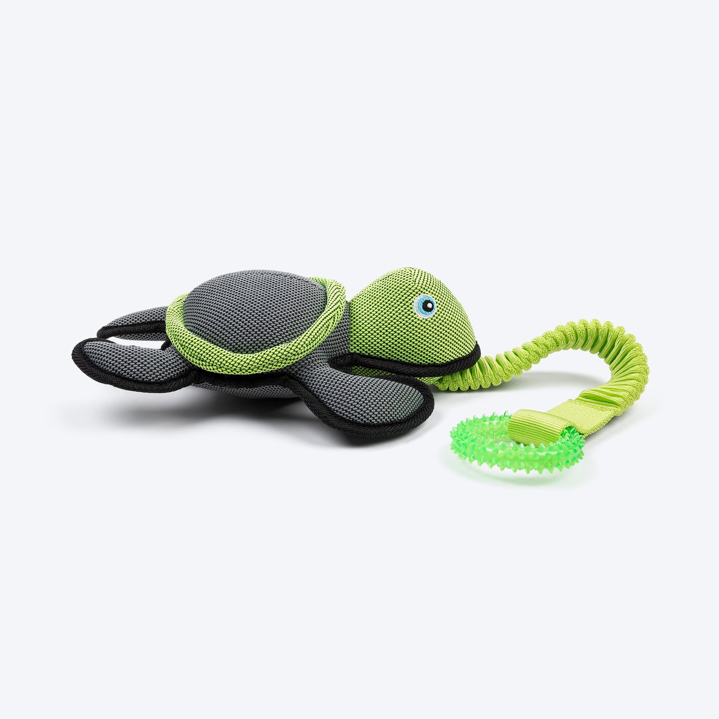 HUFT Tuff Turtle Plush Toy For Dog - Green - Heads Up For Tails
