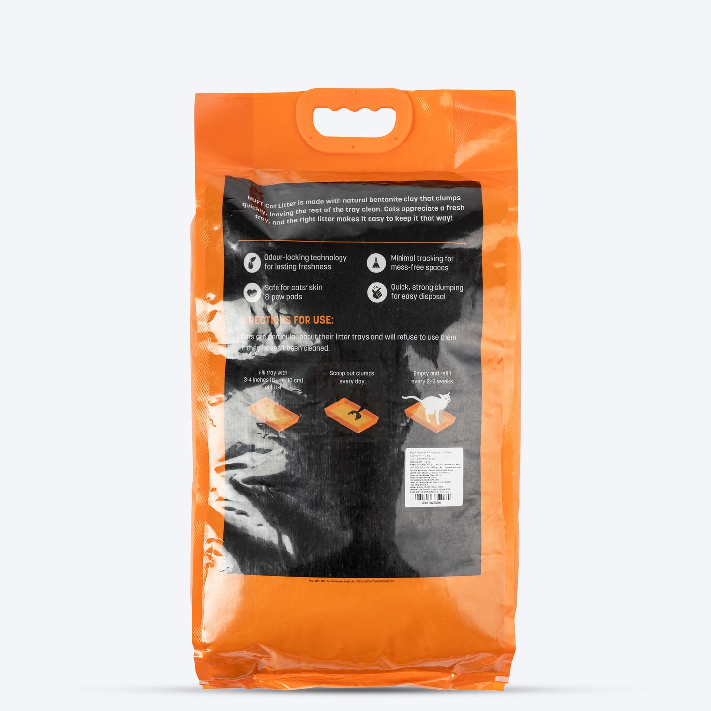 HUFT Cat Litter (Natural & Clumping) - Lavender Scented - 5 kg