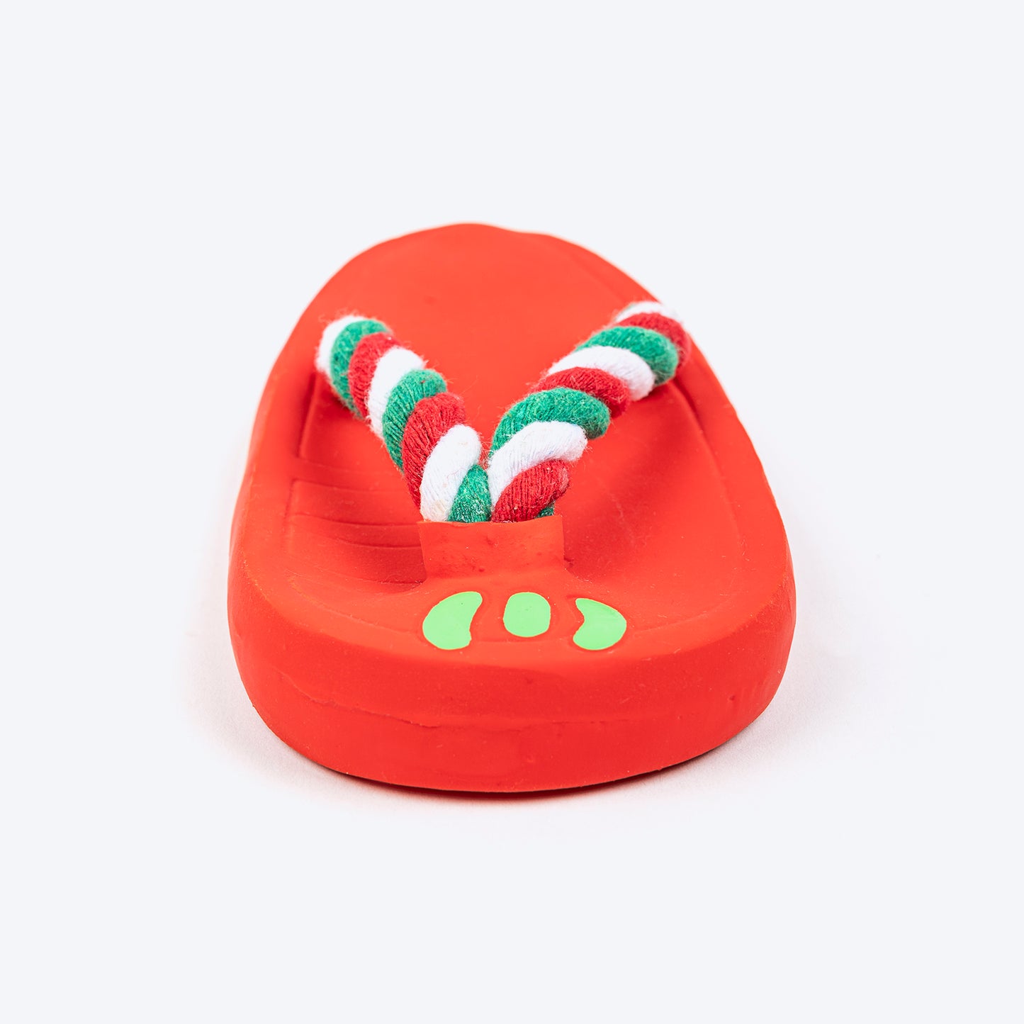 TLC Squeaky Slipper Chew Toy For Dog - Red - Heads Up For Tails