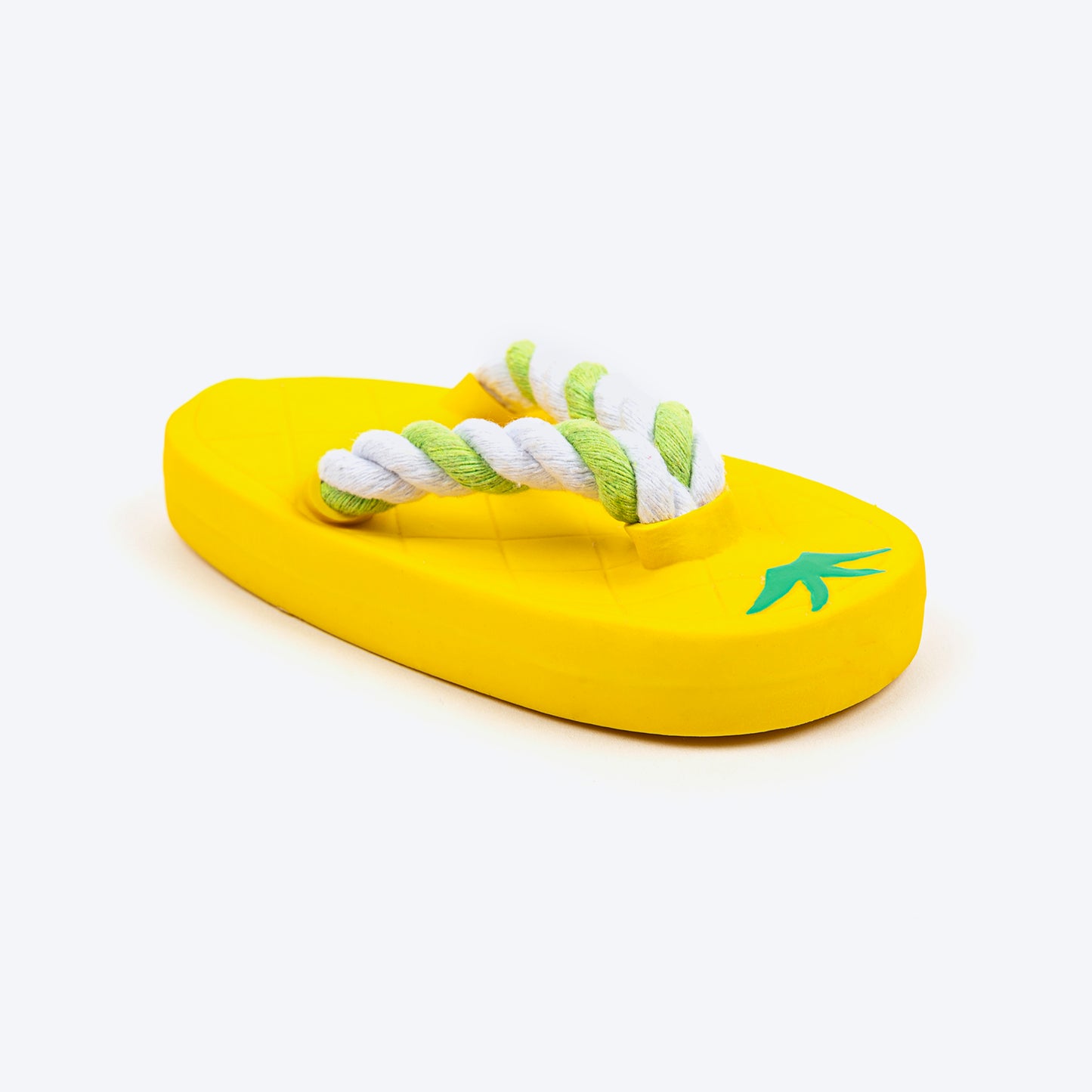 TLC Squeaky Slipper Chew Toy For Dog - Yellow - Heads Up For Tails