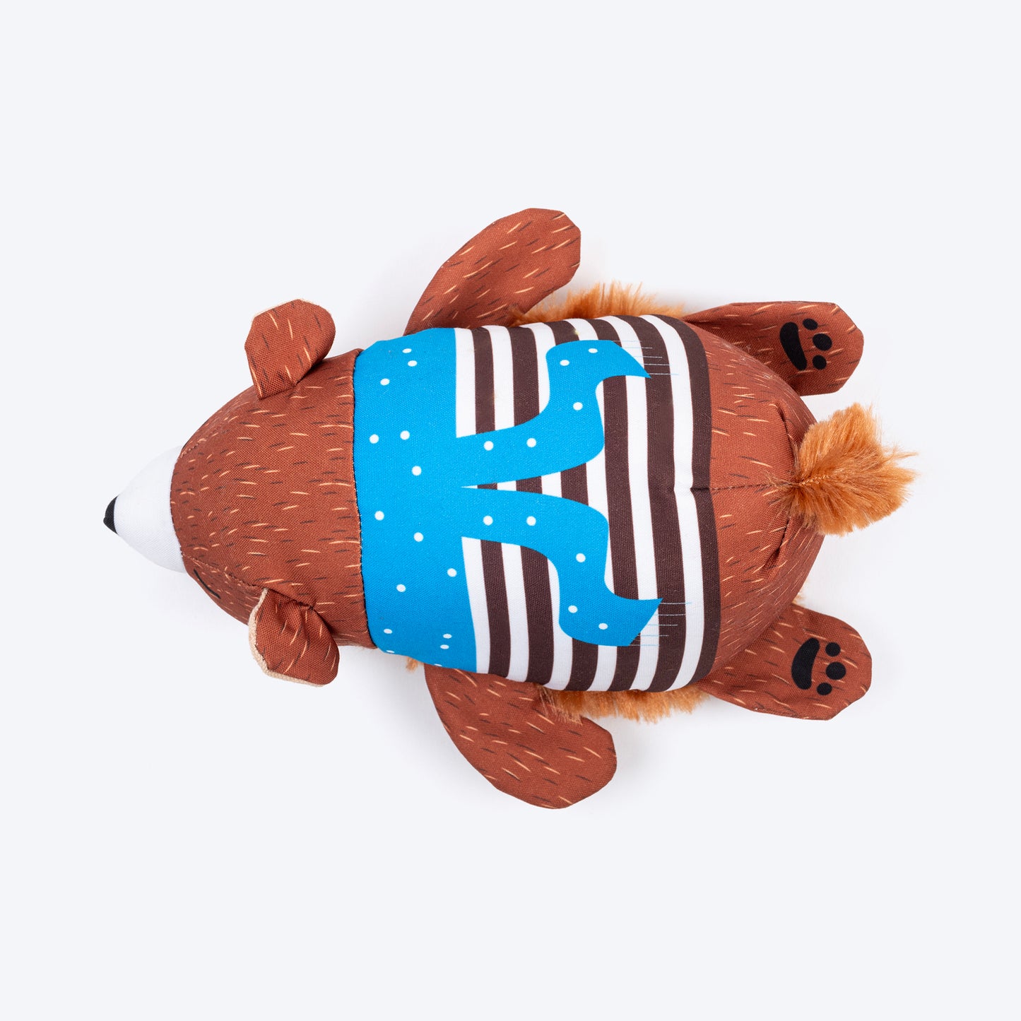 HUFT Scurry The Squirrel Plush Toy For Dog - Brown - Heads Up For Tails