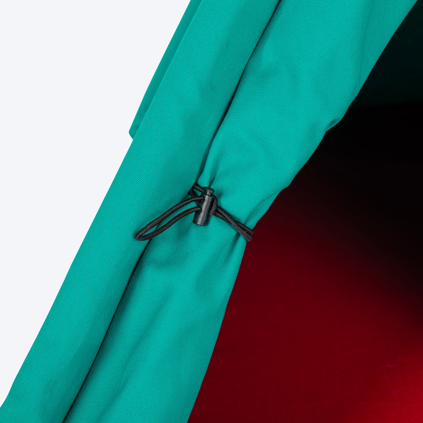 HUFT Personalised Teepee Tent For Dogs and Cats - Dynasty Green & Red - Heads Up For Tails