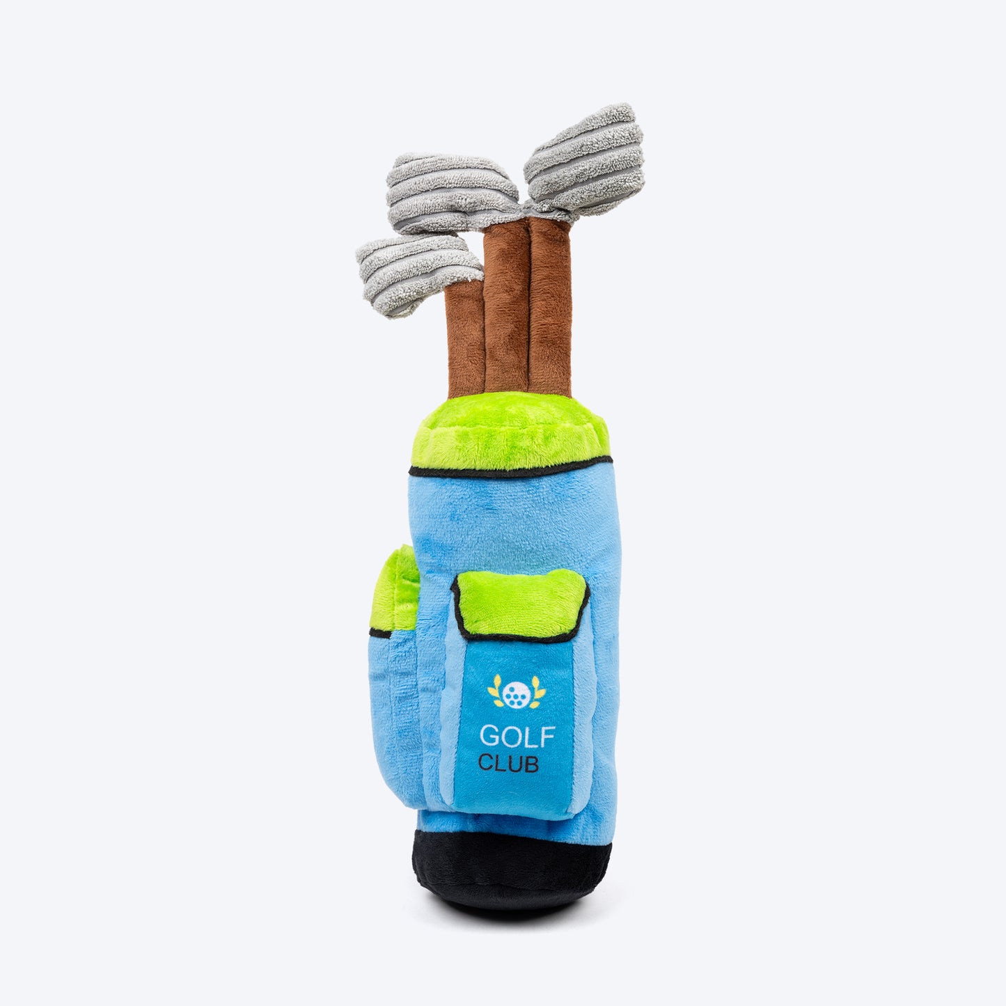 HUFT Go-Go-Golf Plush Dog Toy - Blue - Heads Up For Tails