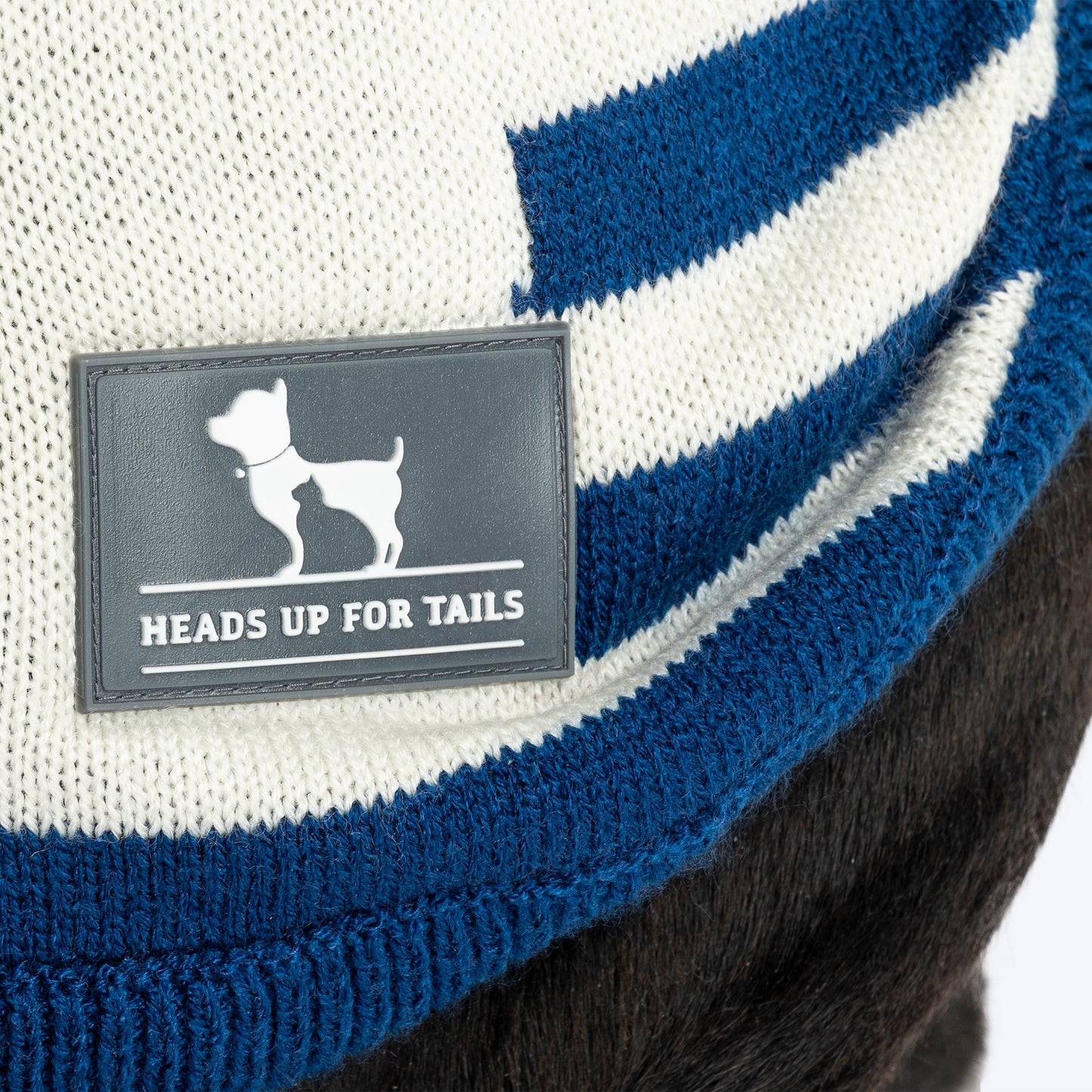 HUFT Polar Bear Striped Sweater For Dog - Multicolor - Heads Up For Tails