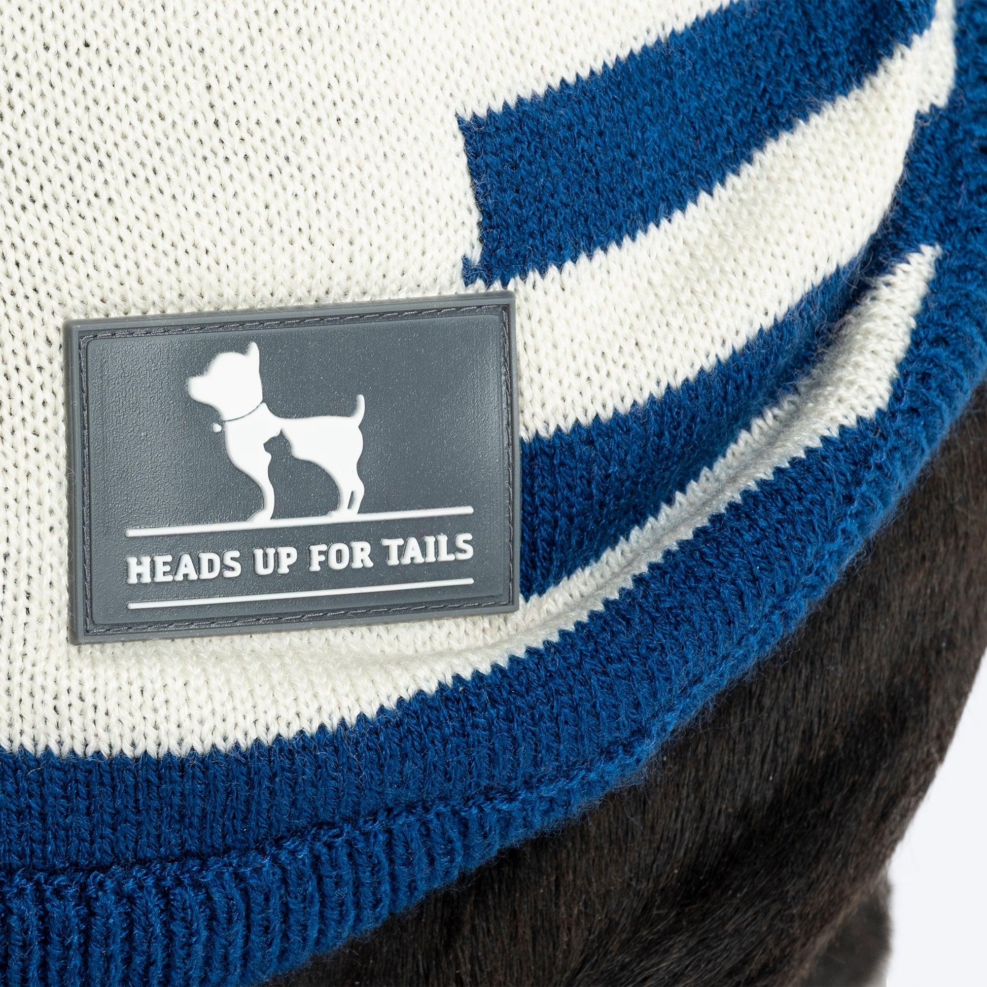 HUFT Polar Bear Striped Sweater For Dog - Multicolor - Heads Up For Tails