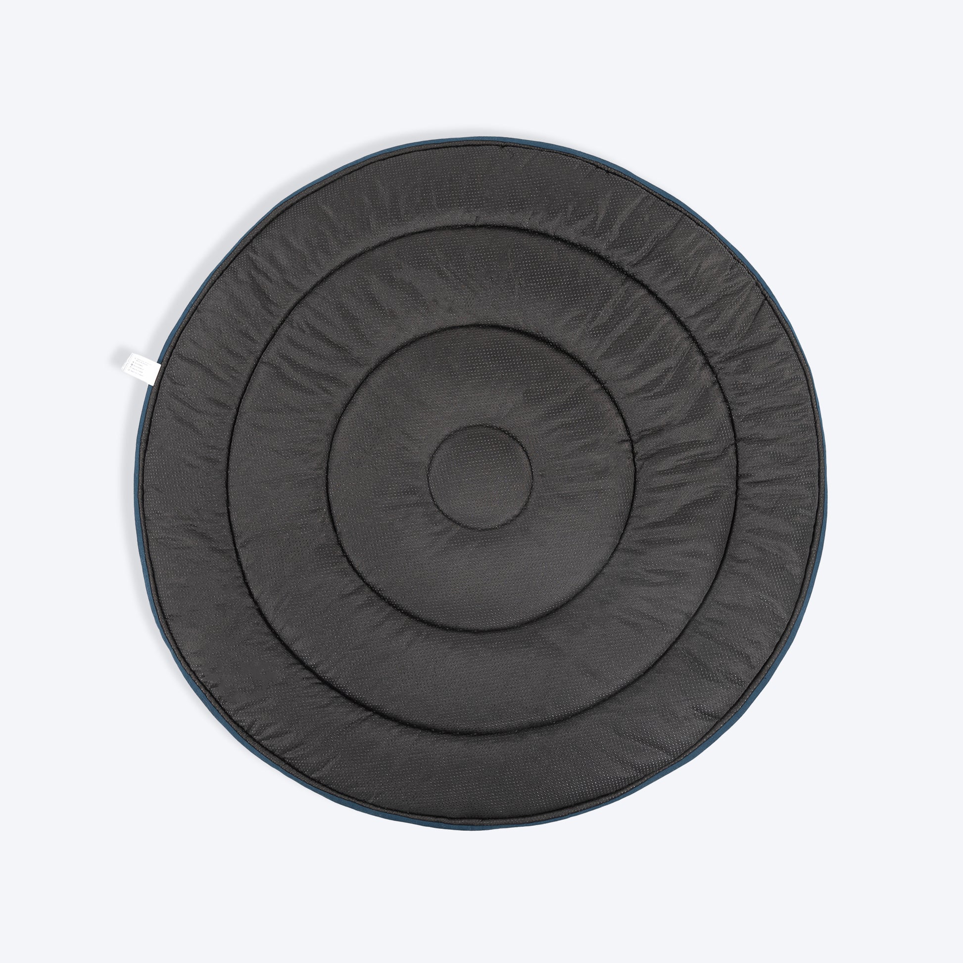 HUFT Dogs In Bloom Circular Mat For Dog & Cat - Navy - Heads Up For Tails