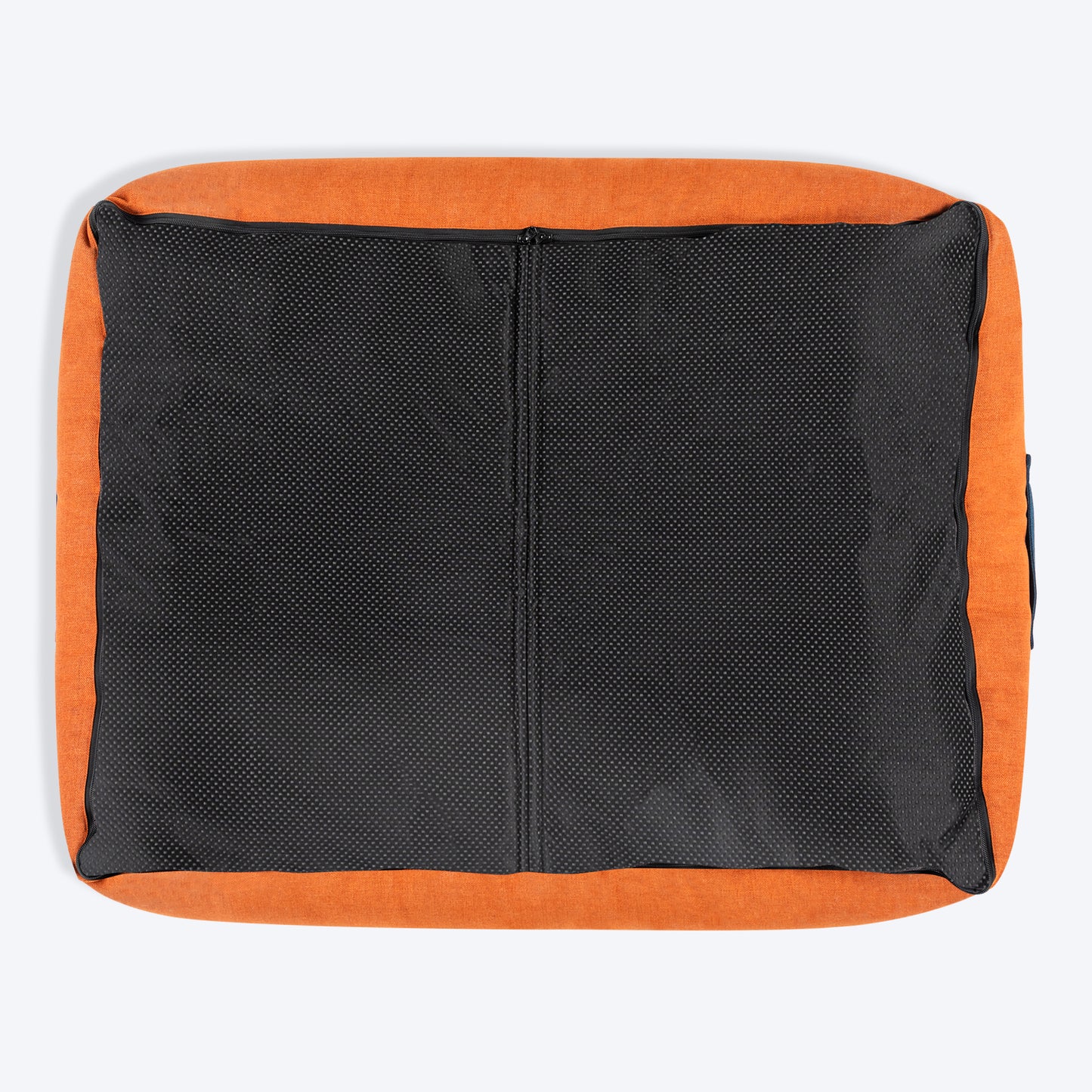 HUFT Rustic Retreat Dog Bed - Rust & Navy - Heads Up For Tails