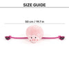 HUFT Plump Piggy Plush Toy For Dog - Pink