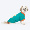 HUFT Sunny Bear Sweatshirt For Small Dog - Green - Heads Up For Tails