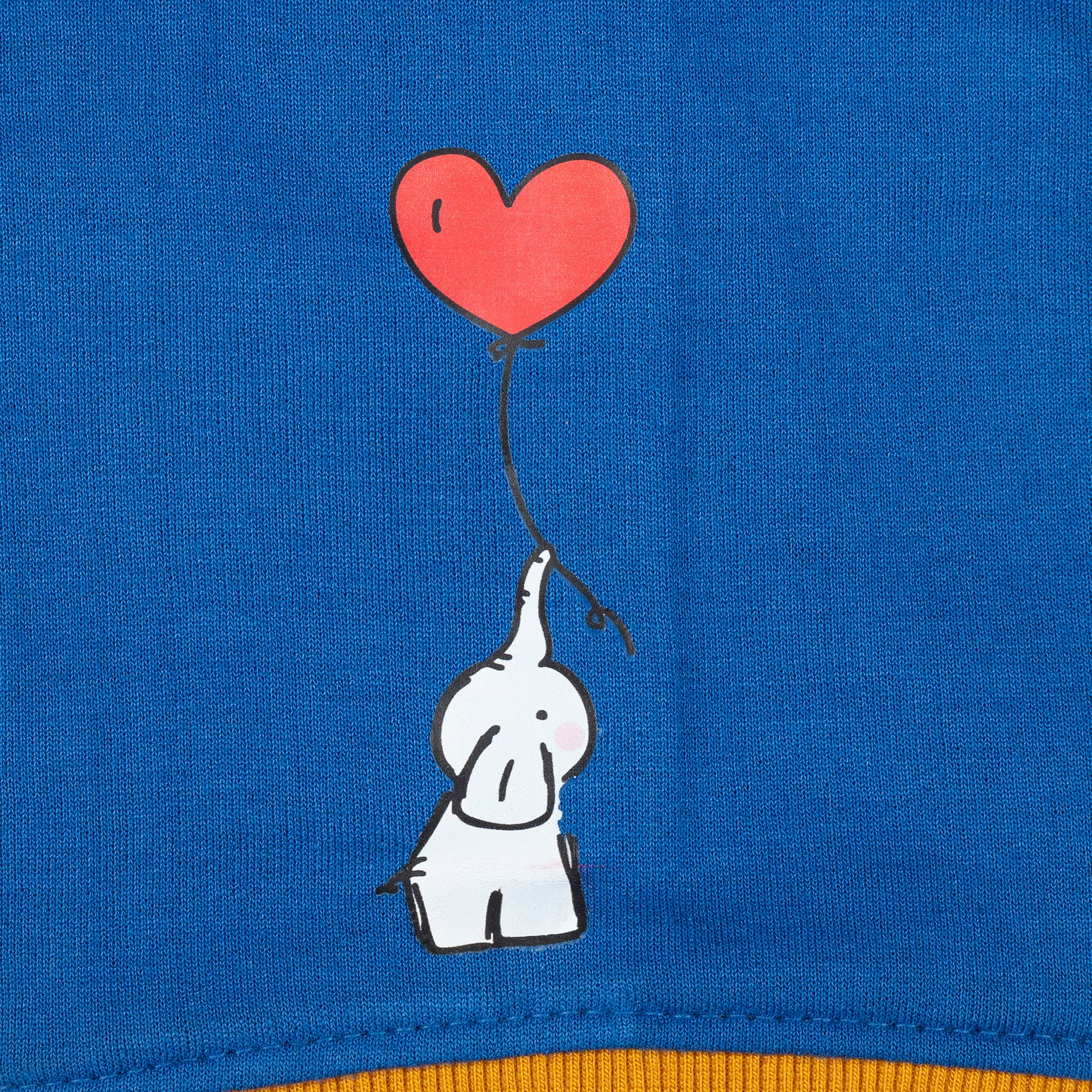 HUFT Honey Hearts Sweatshirt With Hood For Dog - Blue - Heads Up For Tails