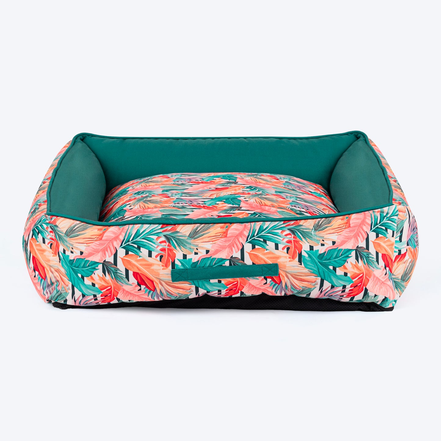 HUFT Tropical Bliss Personalised Lounger Bed For Dog - Multicolor - Heads Up For Tails