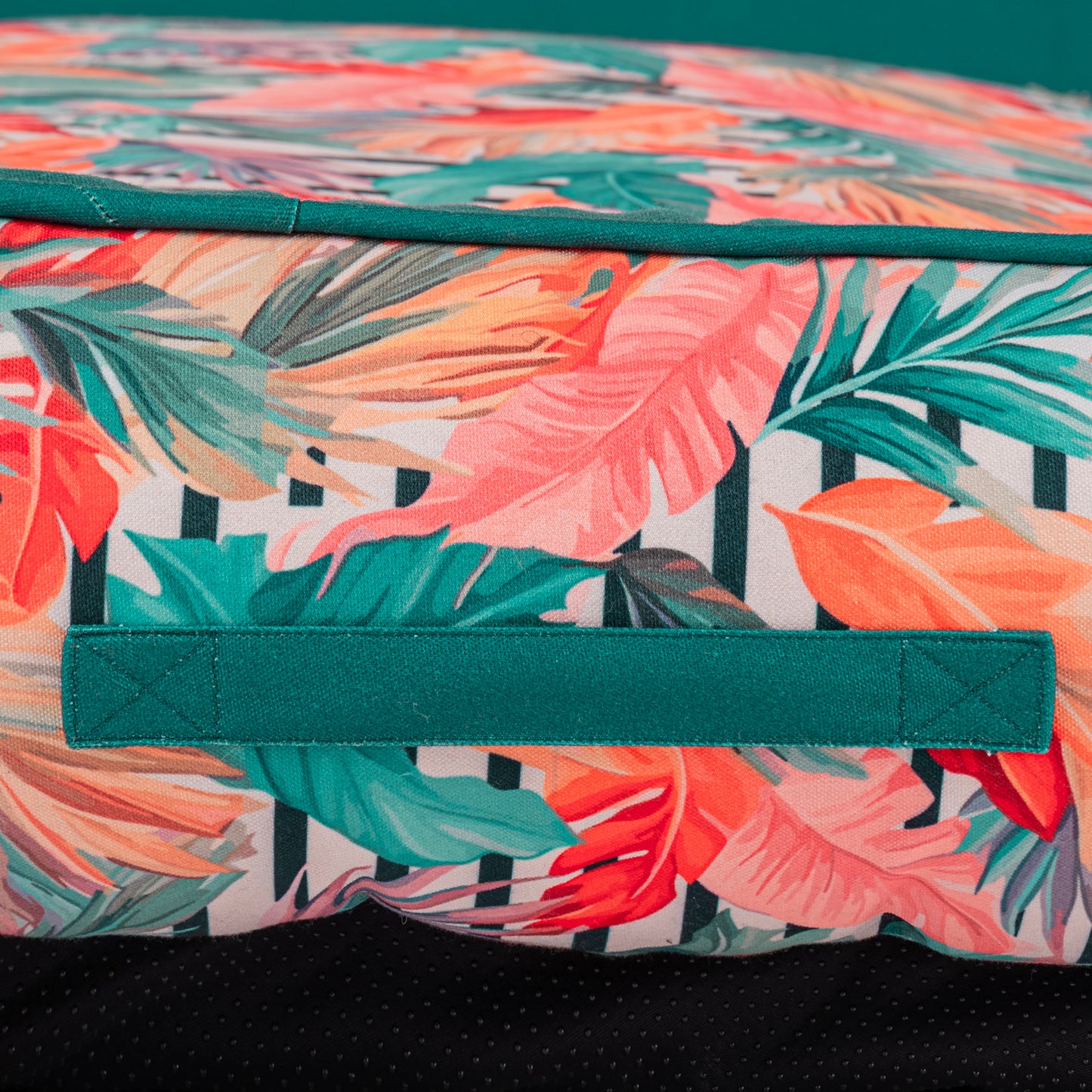 HUFT Tropical Bliss Personalised Lounger Bed For Dog - Multicolor - Heads Up For Tails