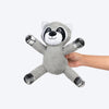HUFT Bucky Beaver Squeaky Plush Toy For Dog - Grey - Heads Up For Tails