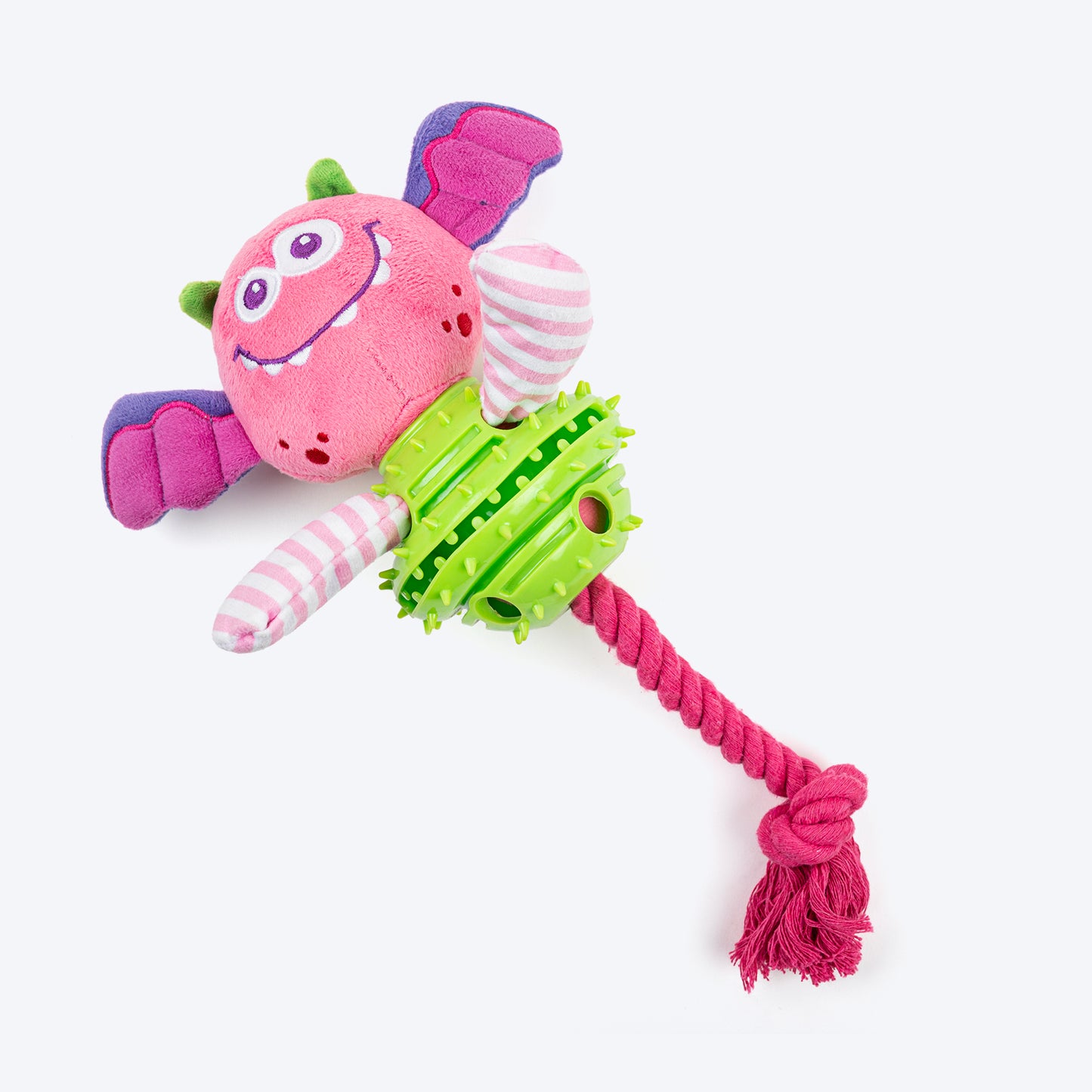 Dash Dog Monster Monty Chew Toy For Dog - Multicolor - Heads Up For Tails