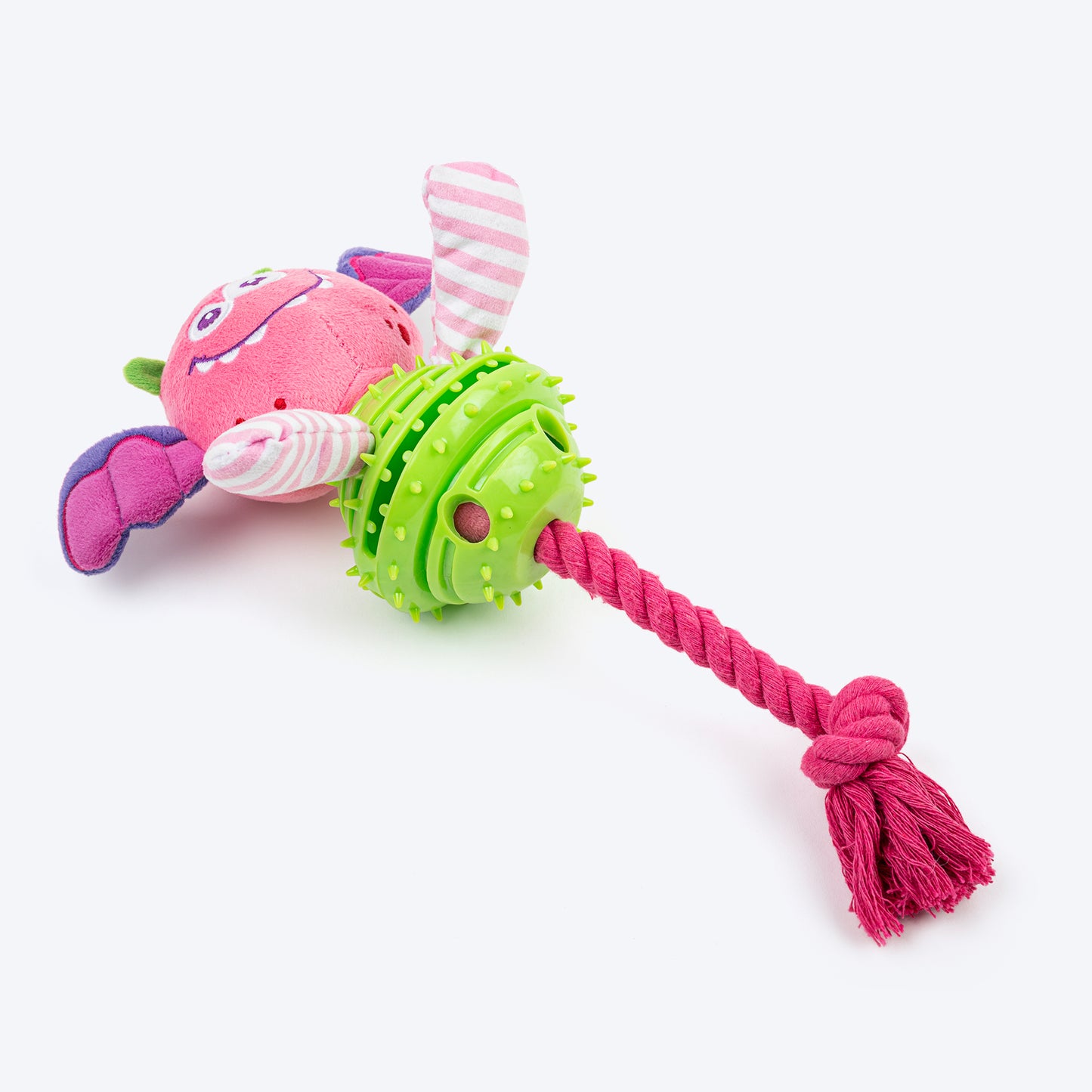 Dash Dog Monster Monty Chew Toy For Dog - Multicolor - Heads Up For Tails