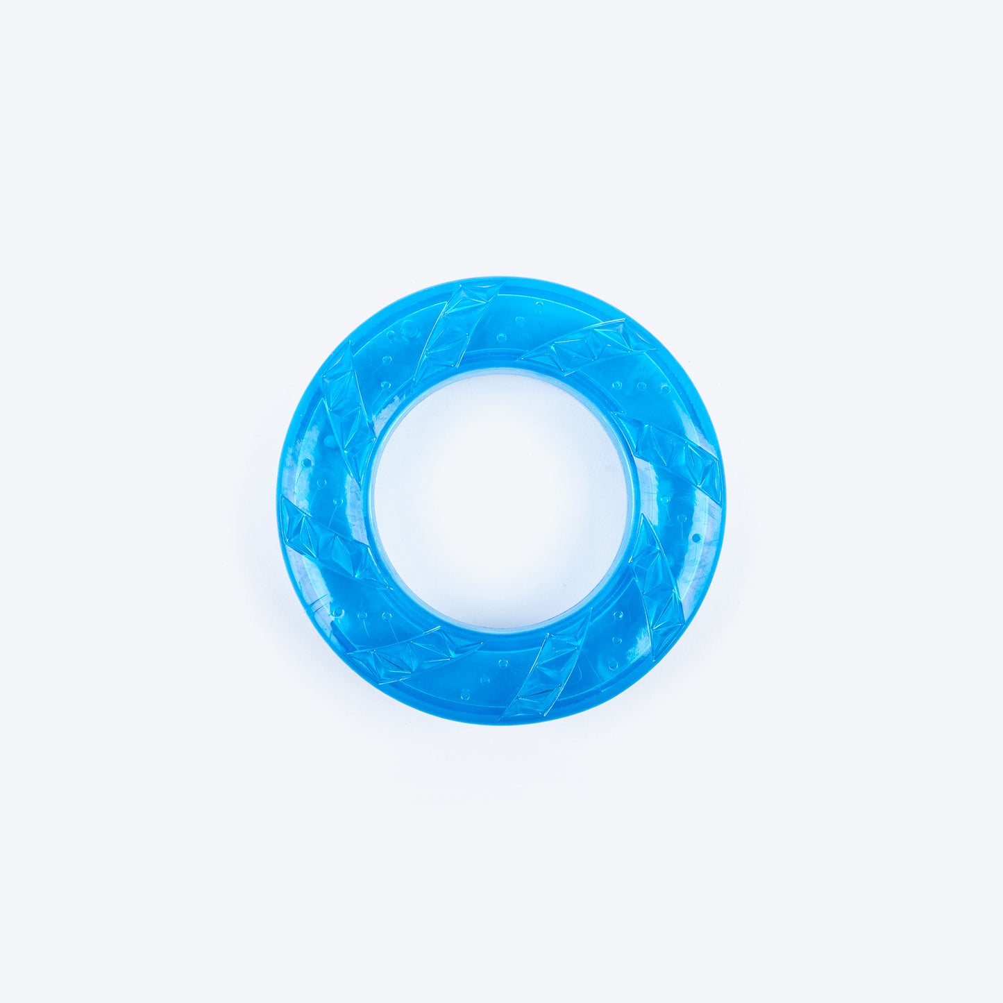 HUFT Chill Donut Chew Toy For Dog - Blue - Heads Up For Tails