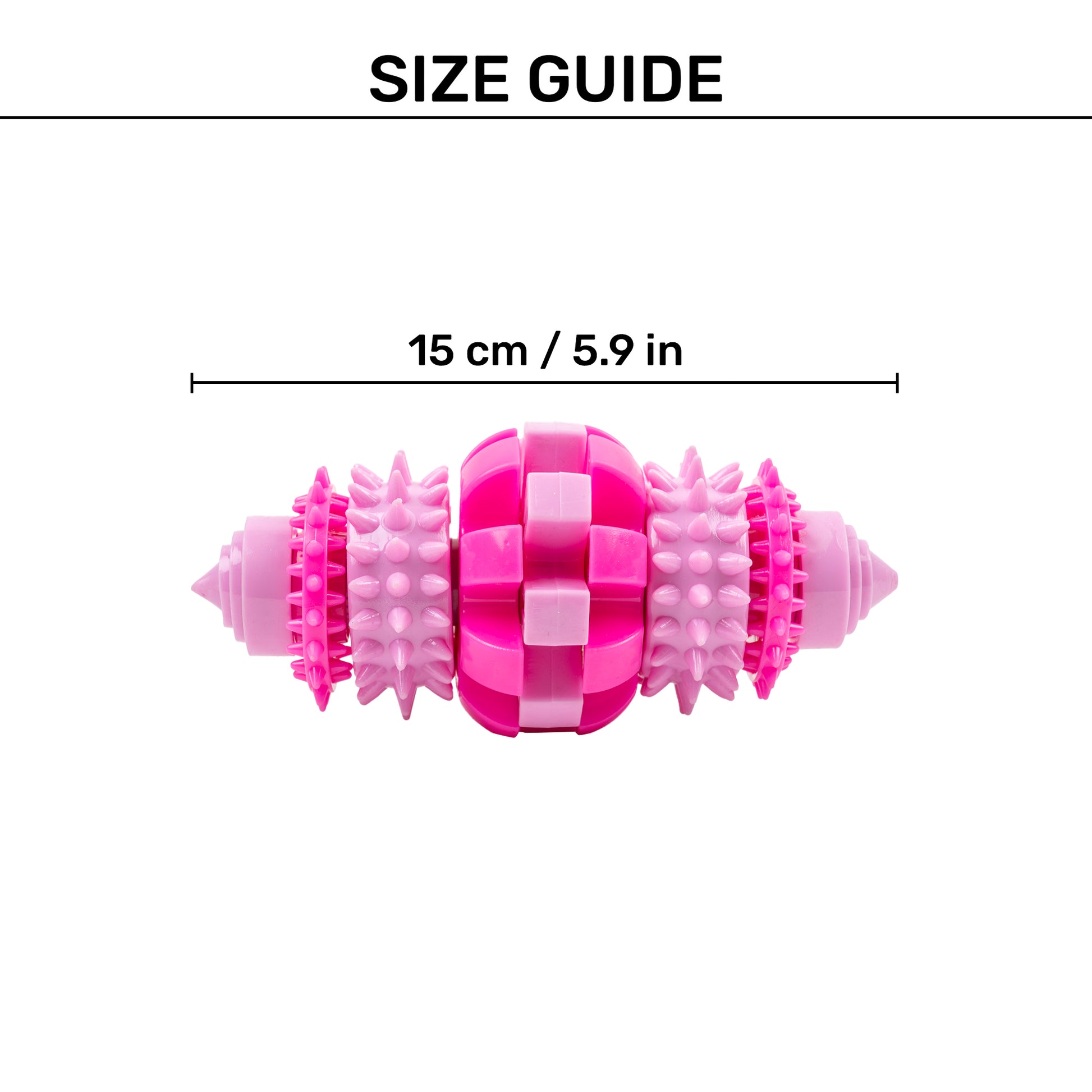 Dash Dog Rugged Rugby Chew Toy For Dog - Pink - Heads Up For Tails