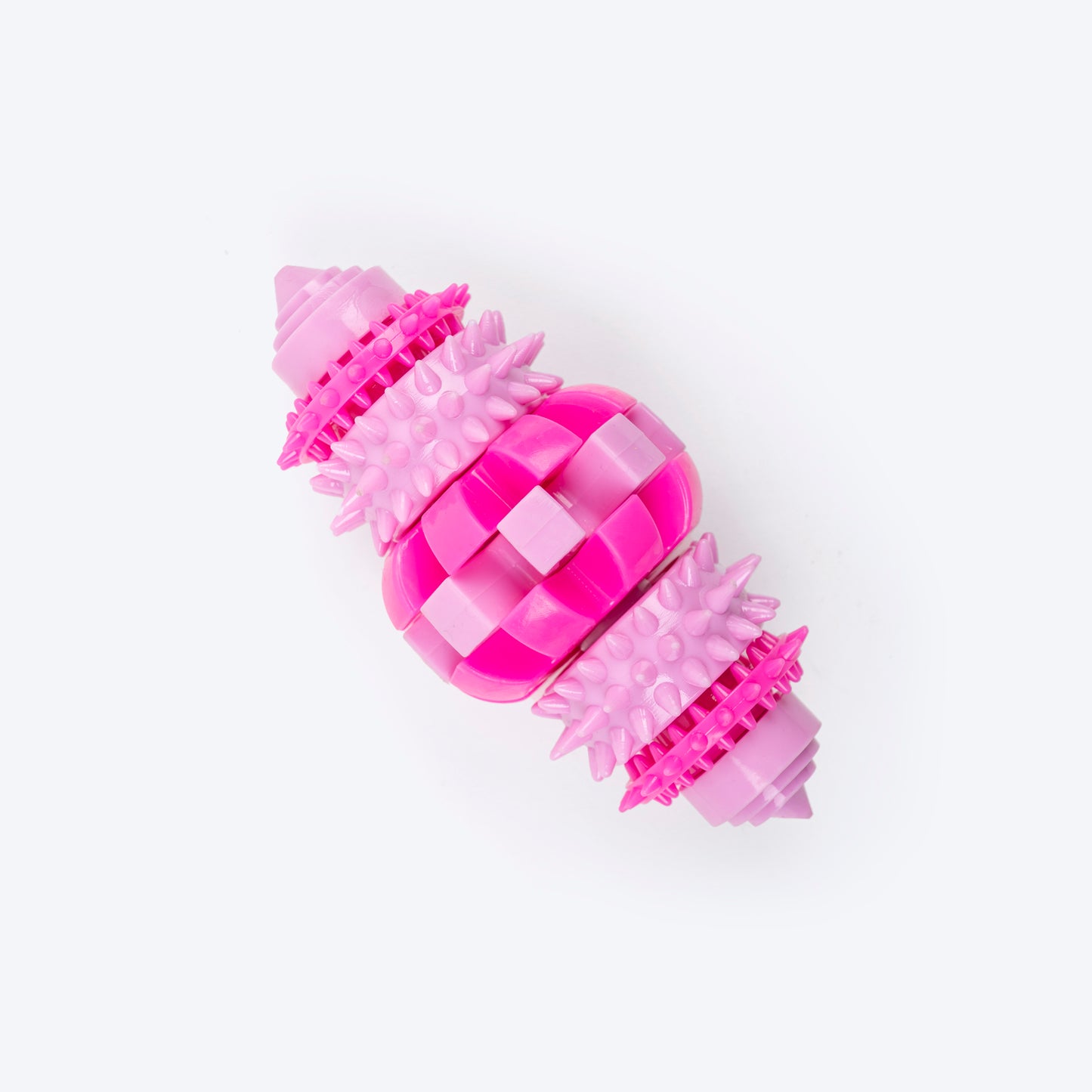Dash Dog Rugged Rugby Chew Toy For Dog - Pink - Heads Up For Tails