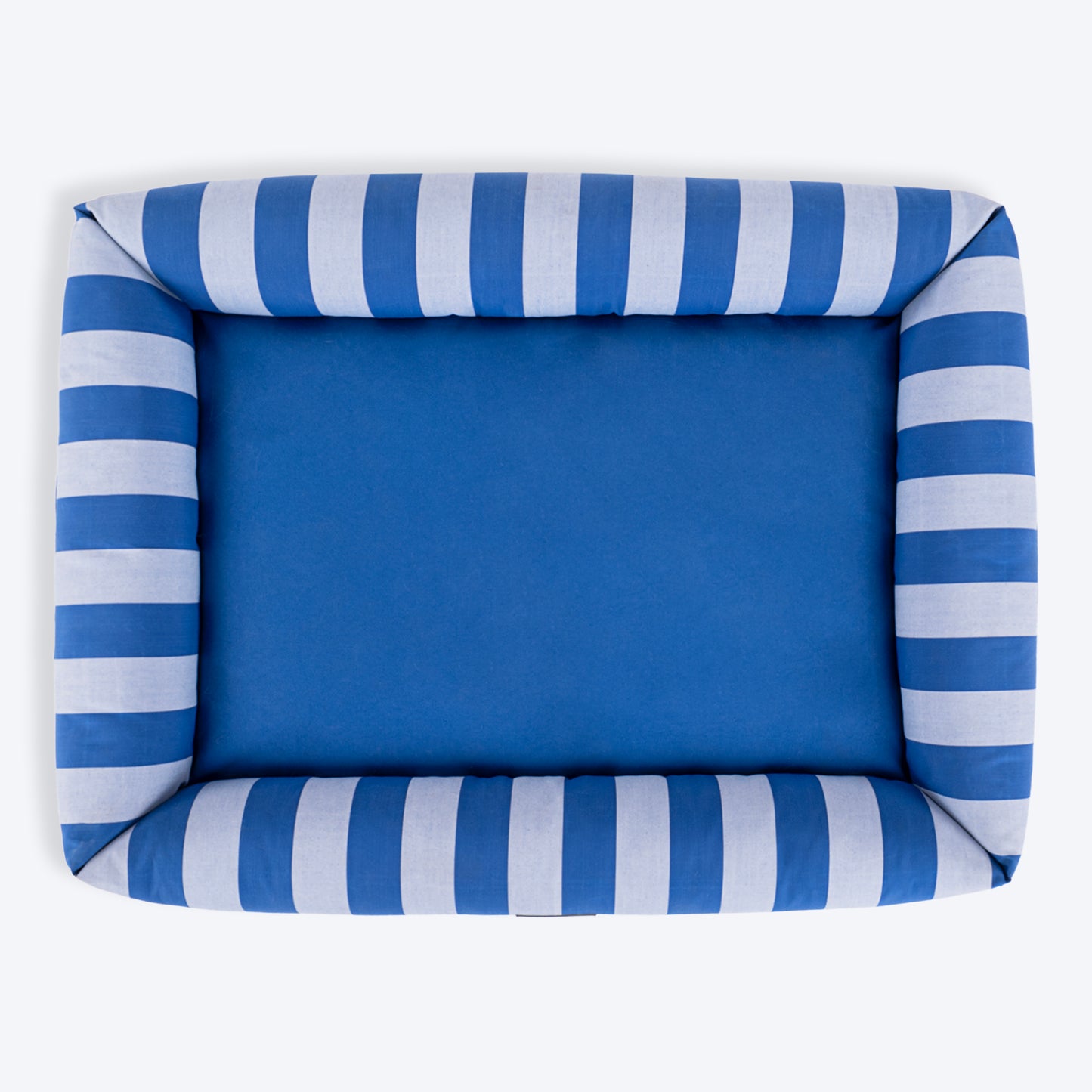 HUFT Stripe Siesta Lounger Dog Bed - Blue & White - Heads Up For Tails