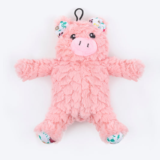 HUFT Precious Piggy Plush Toy For Dog - Pink - Heads Up For Tails