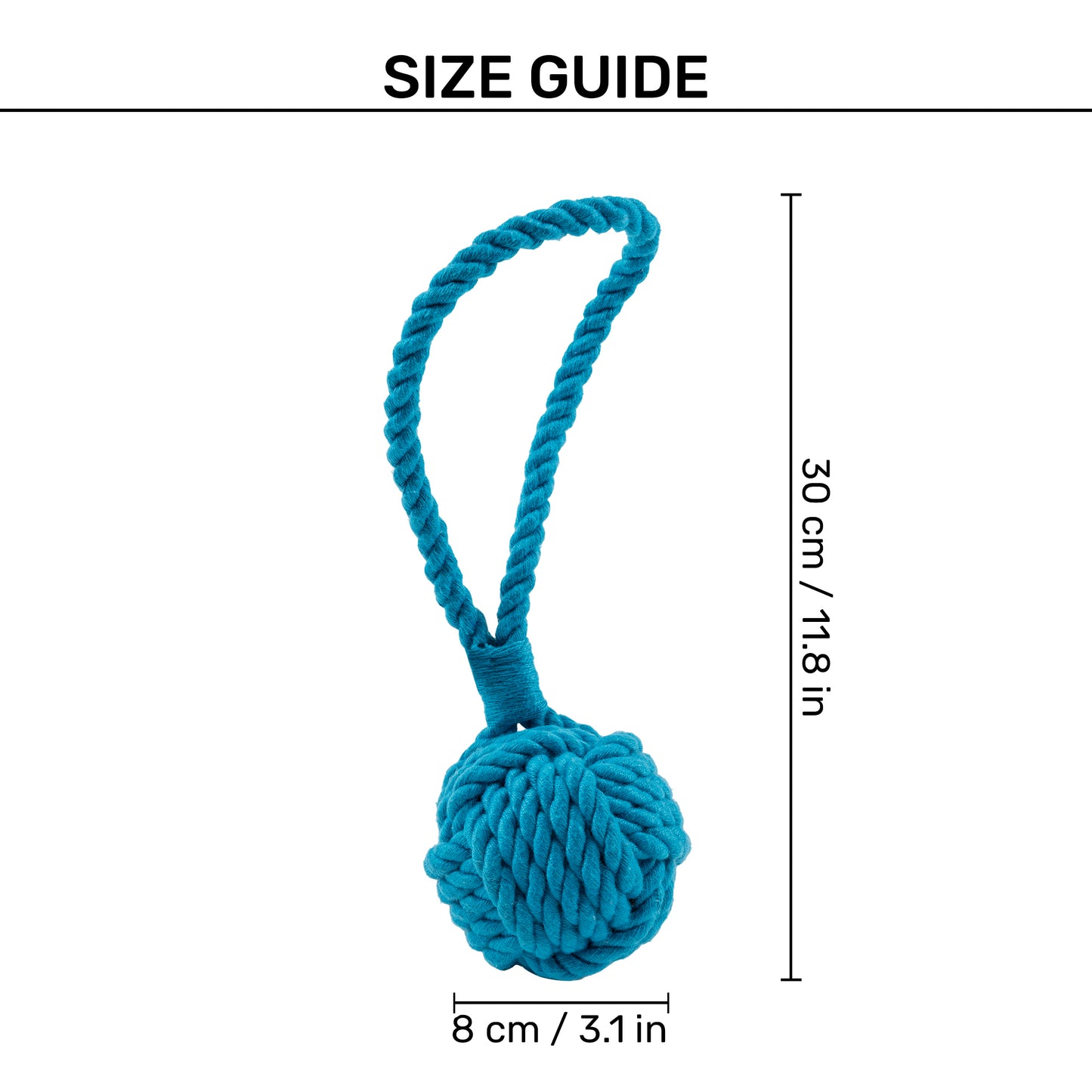 Dash Dog Twist & Tug Rope Toy For Dog - Blue_07