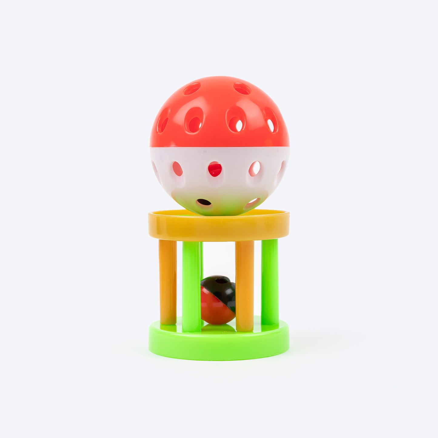 HUFT Rattle Frenzy Interactive Toy For Cat - Multicolor - Set Of 2 - Heads Up For Tails
