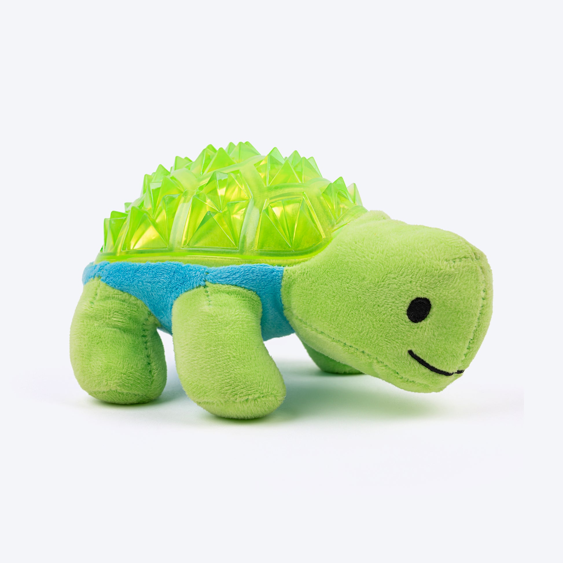 Dash Dog Turtle Tori Chew Toy For Dog - Green - Heads Up For Tails