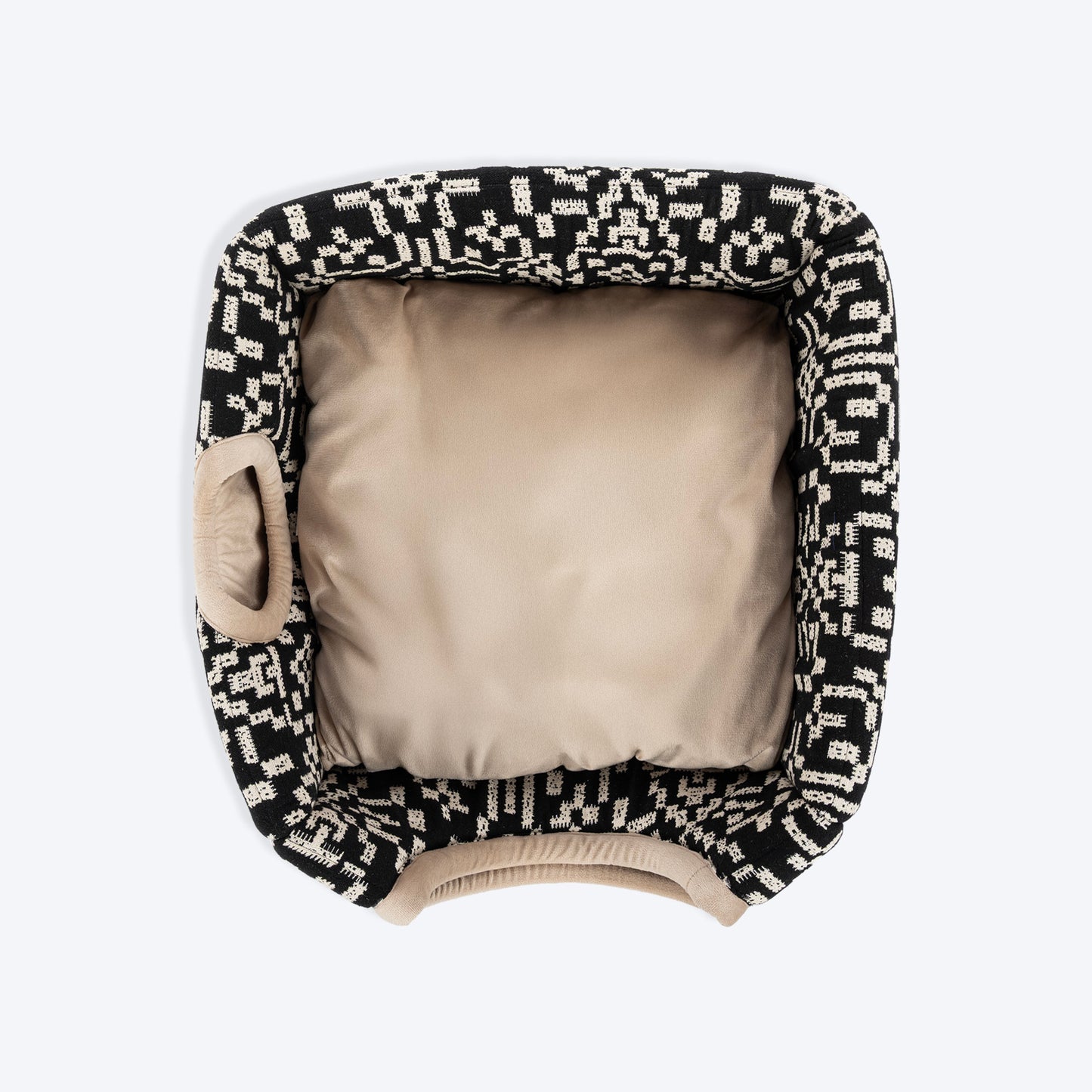 HUFT Furbulous Tent Bed For Cat - Black & White - Heads Up For Tails