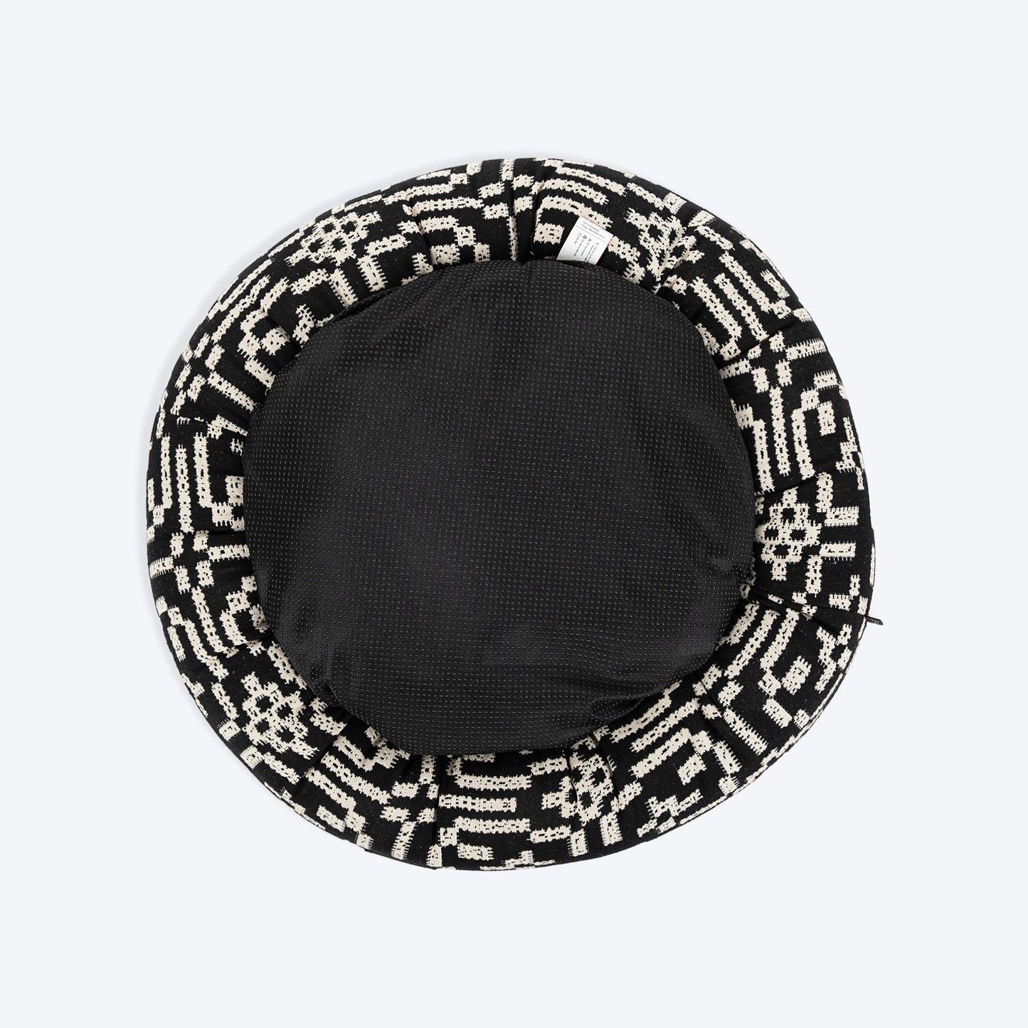 HUFT Dreamy Donut Bed For Cat & Puppy - Black & White - Heads Up For Tails