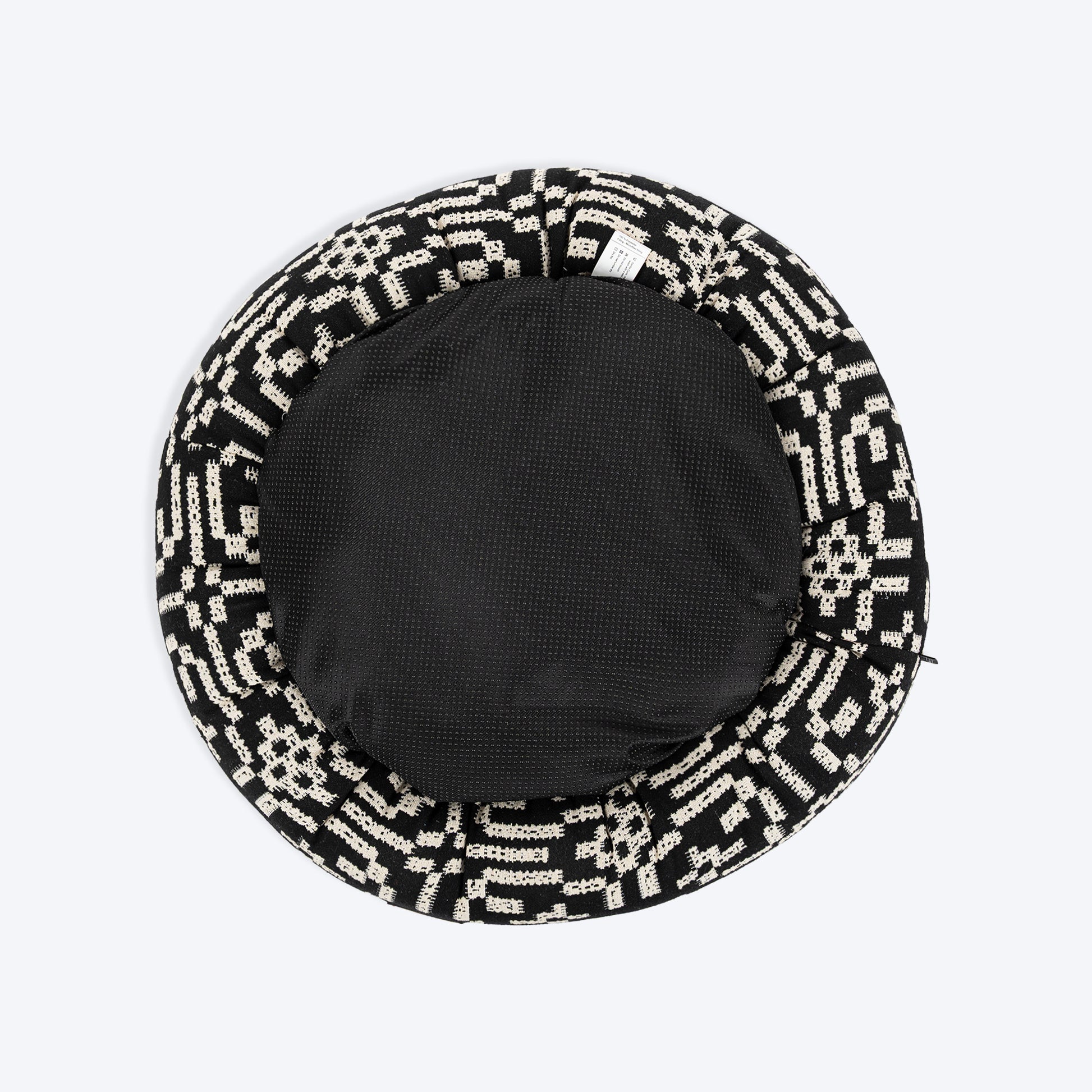 HUFT Dreamy Donut Bed For Cat & Puppy - Black & White - Heads Up For Tails
