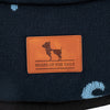 HUFT Shadow Tails Round Mat For Dog - Blue - Heads Up For Tails