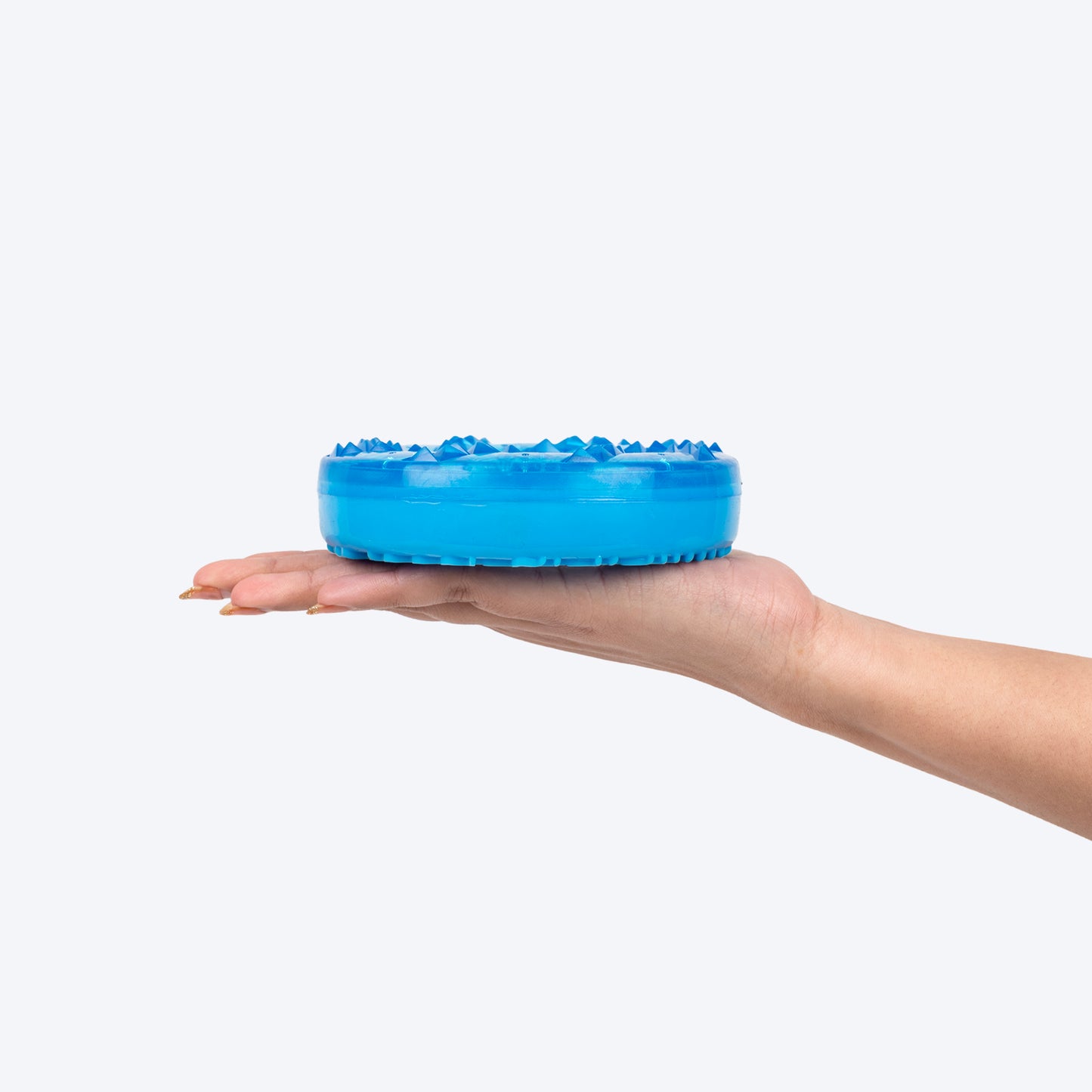 HUFT Chill Donut Chew Toy For Dog - Blue - Heads Up For Tails