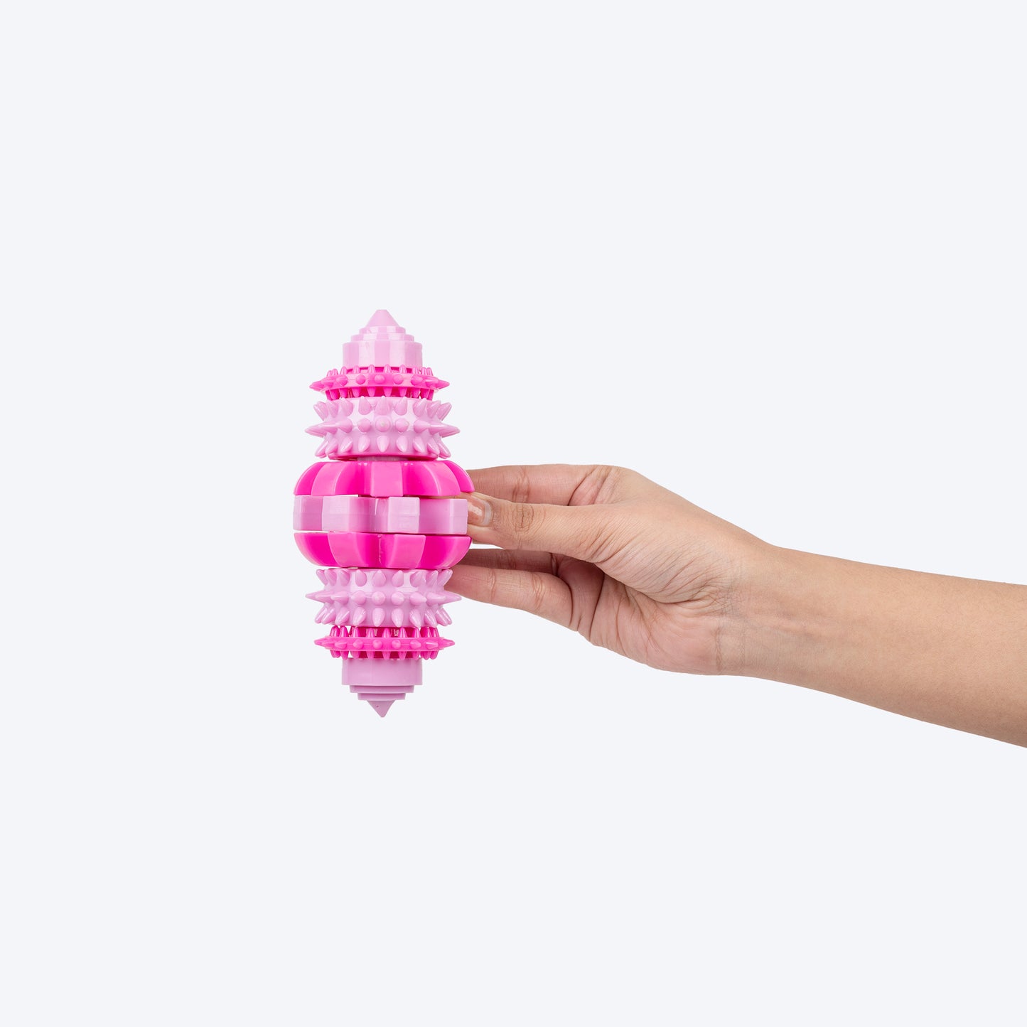 Dash Dog Rugged Rugby Chew Toy For Dog - Pink - Heads Up For Tails