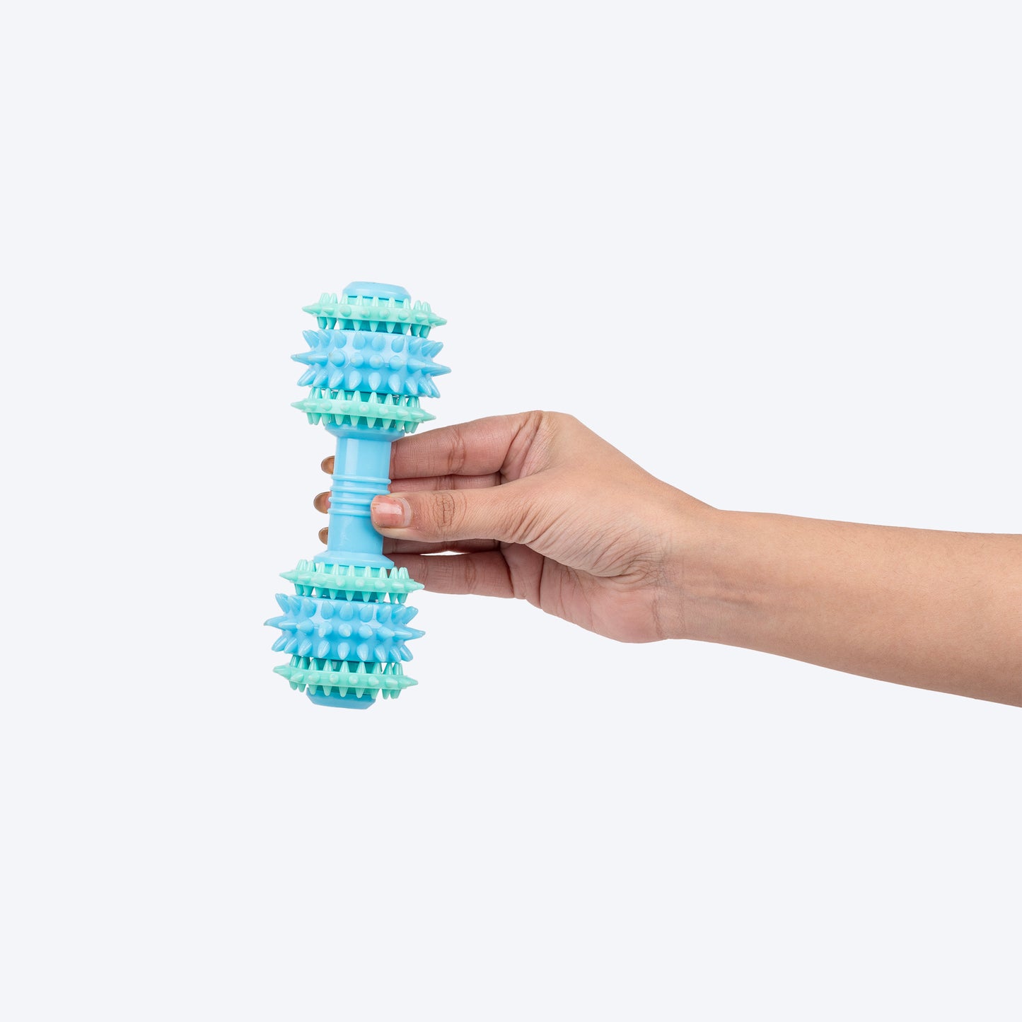 Dash Dog Daring Dumbbell Chew Toy For Dog - Blue - Heads Up For Tails