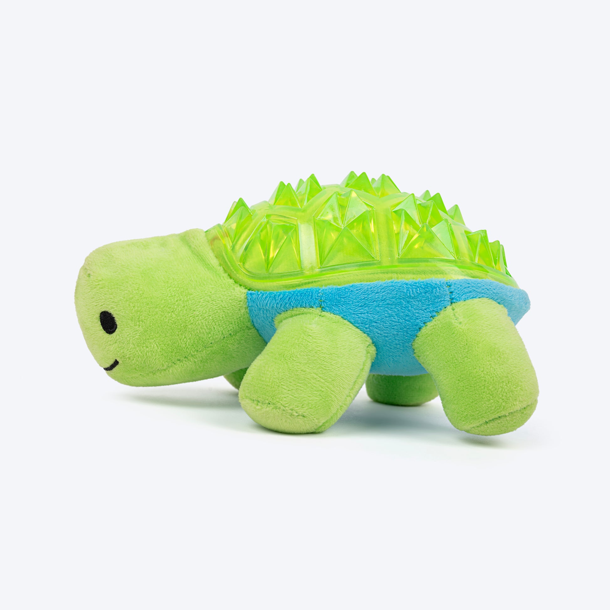 Dash Dog Turtle Tori Chew Toy For Dog - Green - Heads Up For Tails