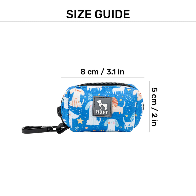 HUFT Twinkle Tails Waste Bag Dispenser For Dog & Cat - Blue - Heads Up For Tails