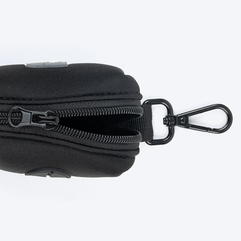 HUFT Waste Bag Dispenser For Dog & Cat - Black - Heads Up For Tails