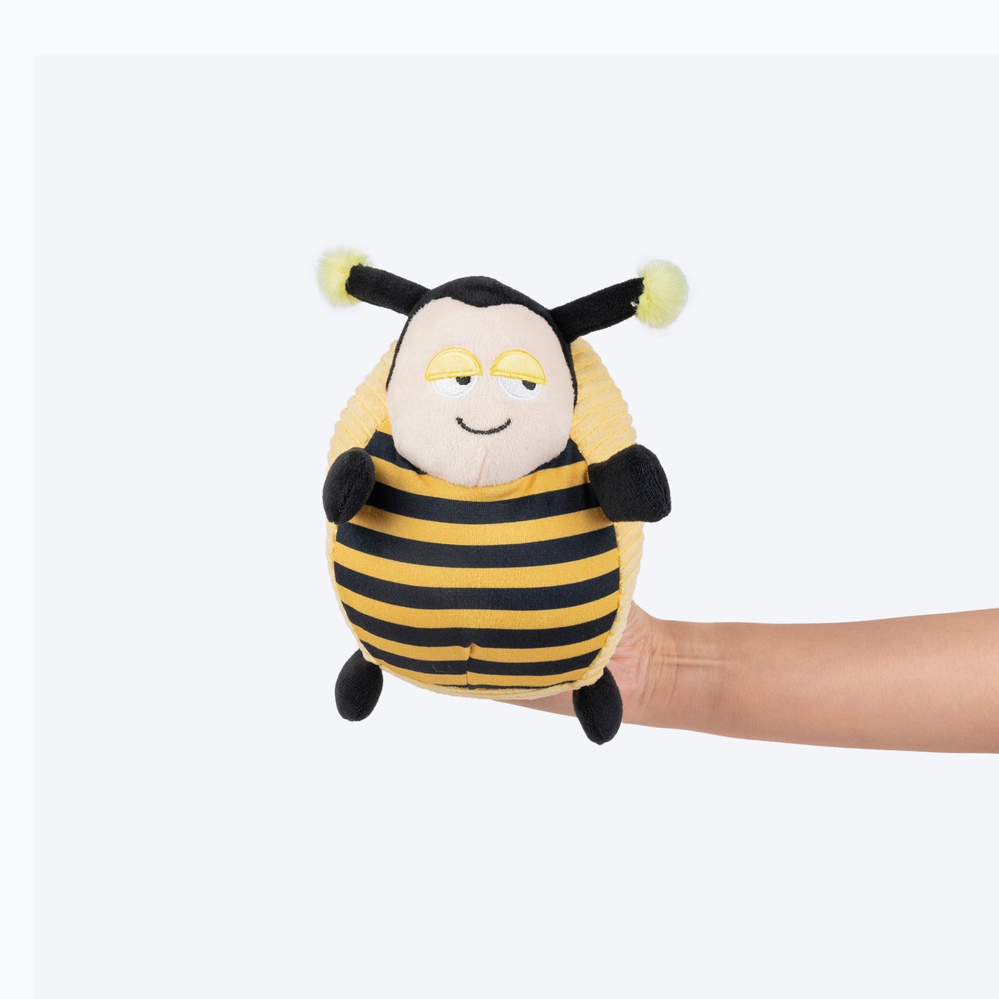 HUFT Bee-Ing Cheeky Plush Toy For Dog - Yellow & Black - Heads Up For Tails