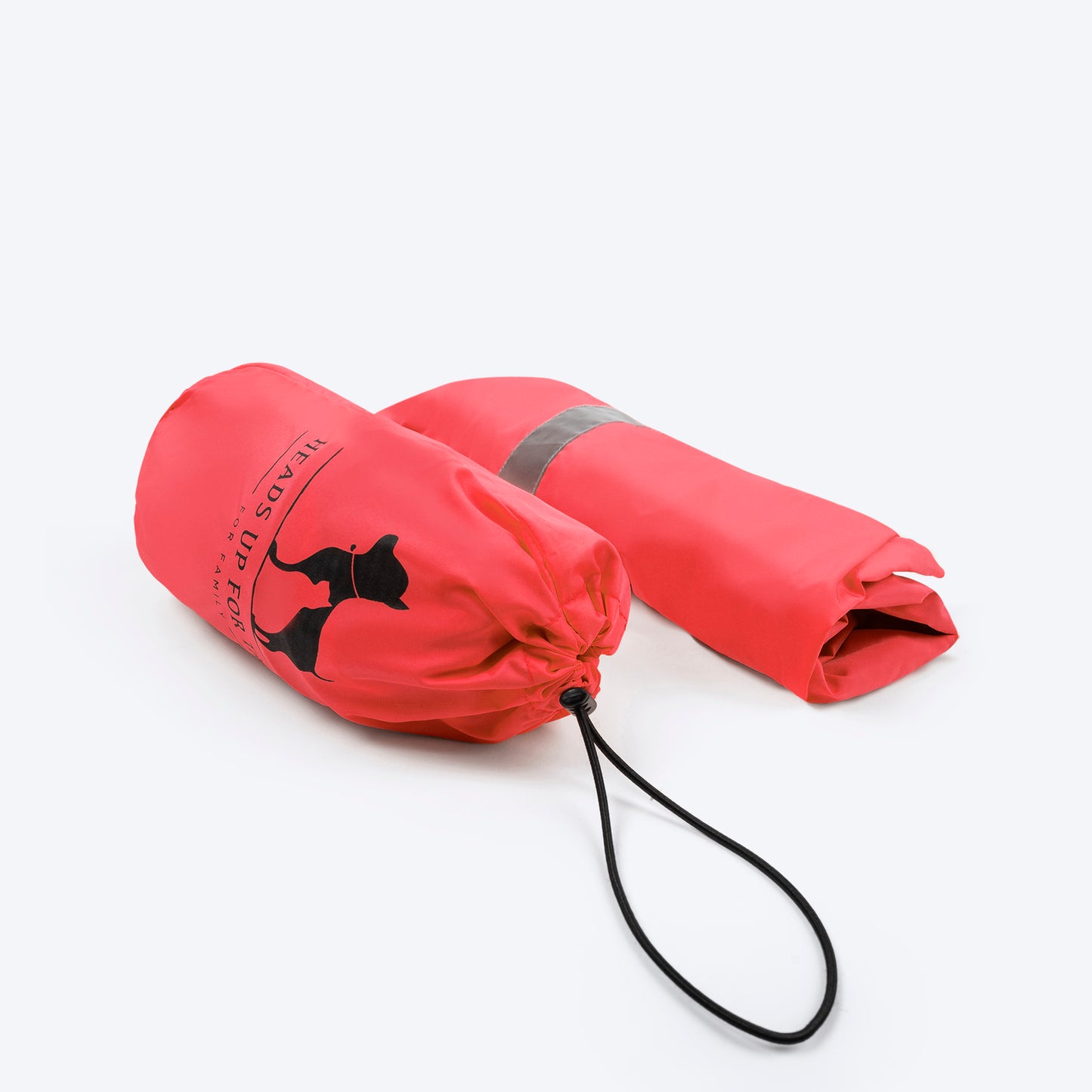 HUFT Magical Mist Dog Raincoat - Red - Heads Up For Tails
