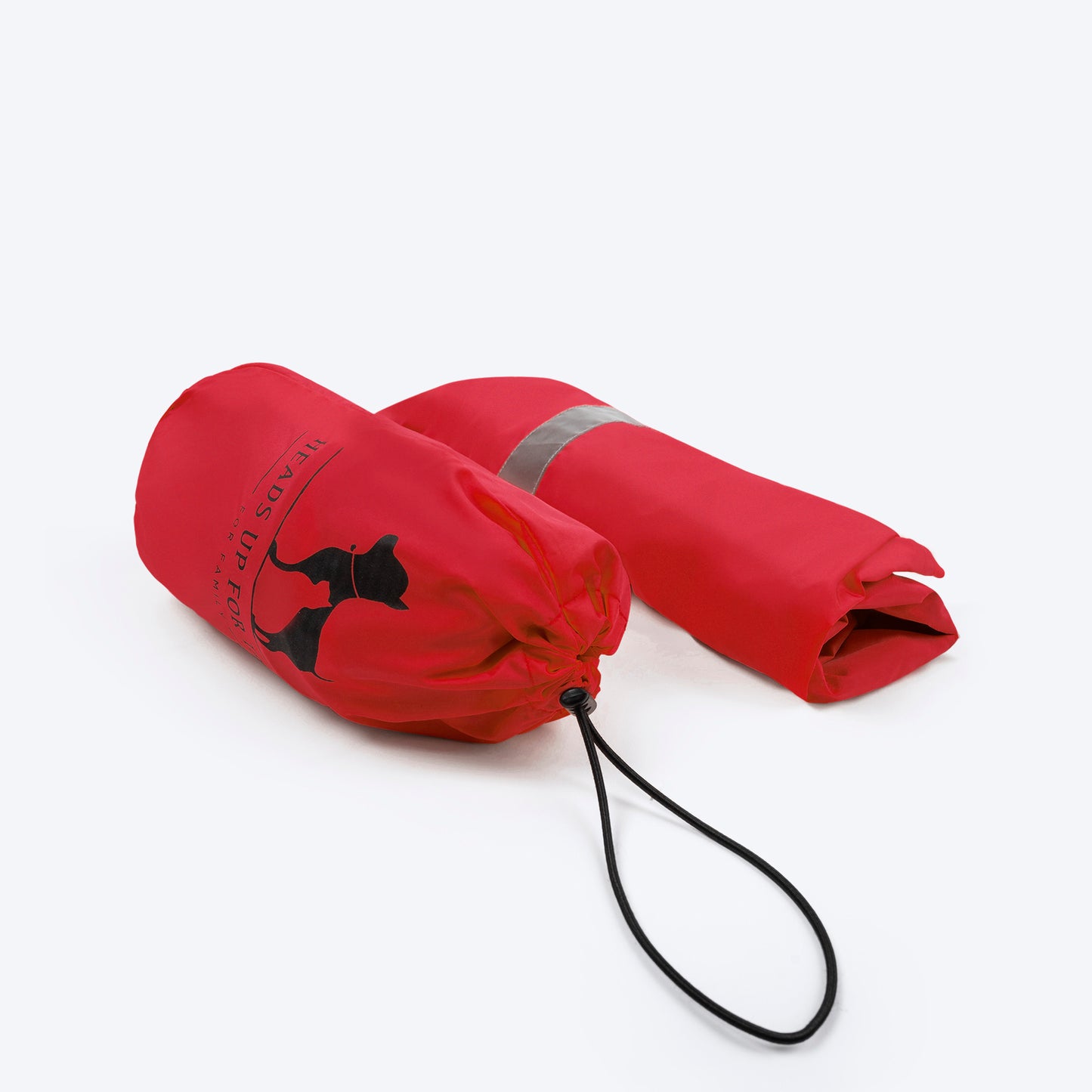 HUFT Magical Mist Dog Raincoat - Red - Heads Up For Tails