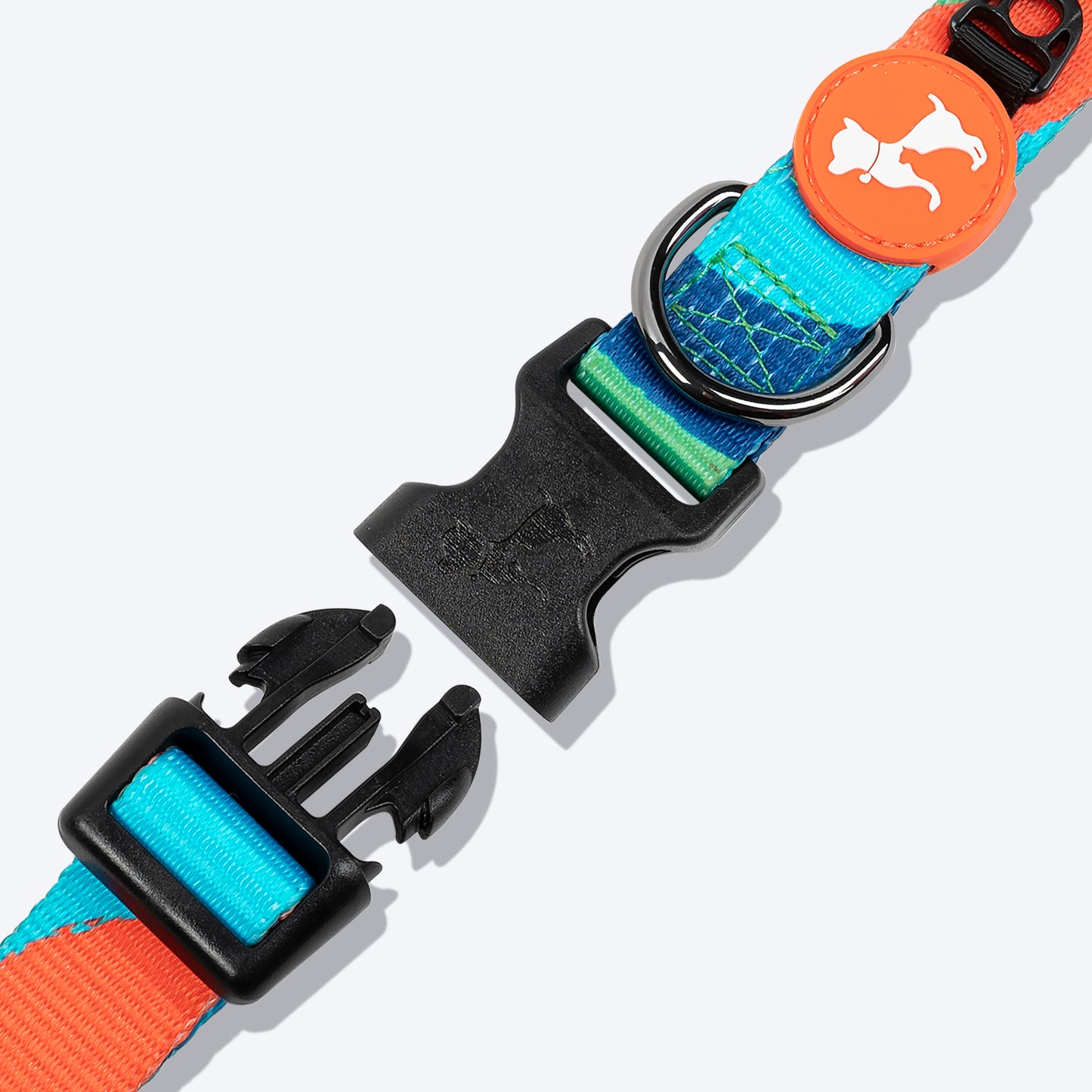 HUFT Wild Waves Printed Dog Collar - Heads Up For Tails